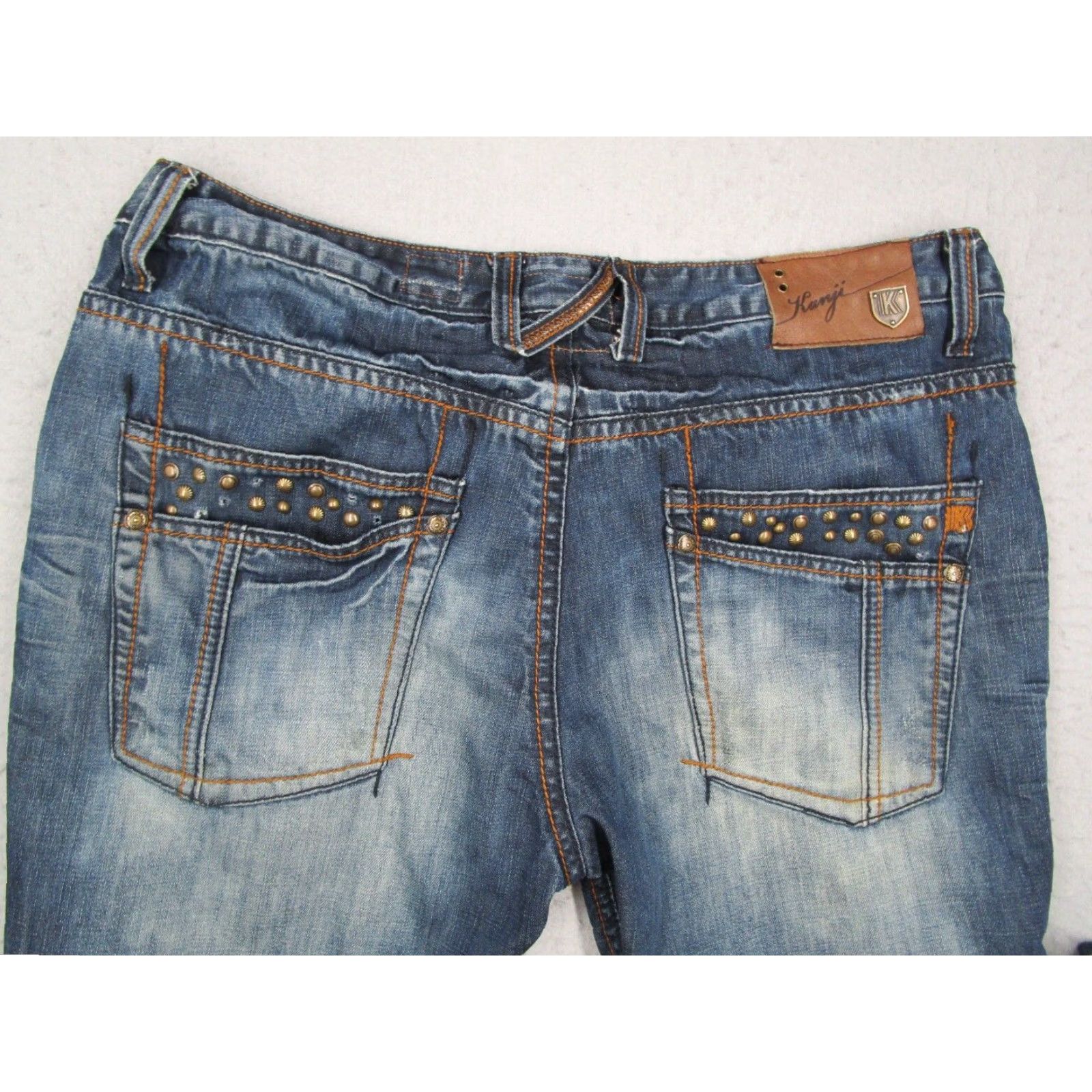 Vintage VINTAGE Kanji Jeans Men's 40 Blue Straight Fit 5-Pocket Denim Distressed Retro Y2K Size US 40 / EU 56 - 5 Thumbnail