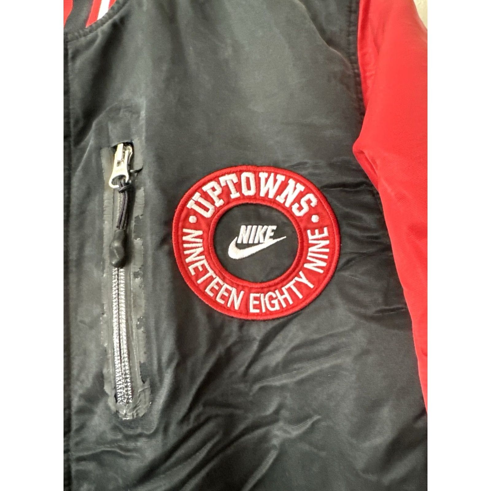 Nike Nike Force Uptowns Varsity Jacket Red Black Basketball Streetwear S Mens Size US S / EU 44-46 / 1 - 5 Thumbnail