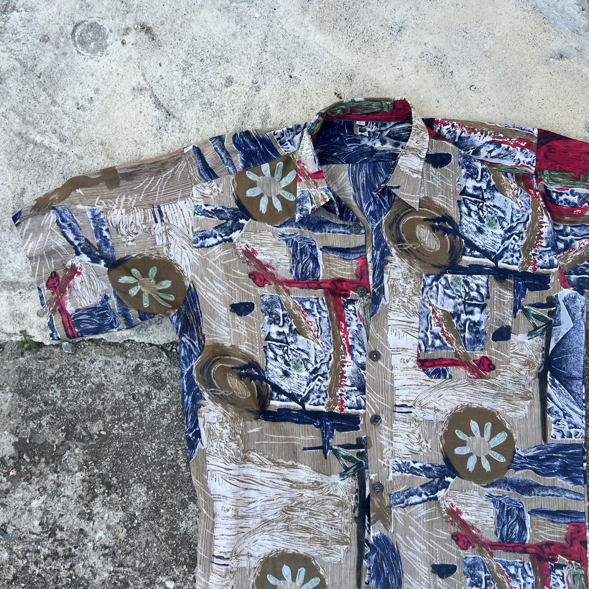 Vintage Vintage 90s Hawaiian viscose shirt Size US L / EU 52-54 / 3 - 3 Thumbnail