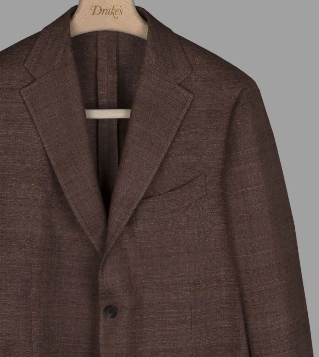 Drake's Drake's Tussah Silk Jacket - size 38/48 Size 36R - 2 Thumbnail