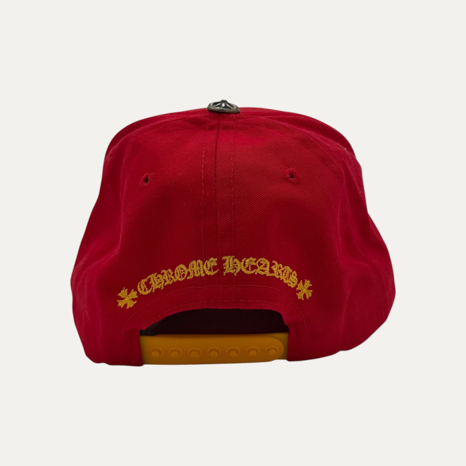 Chrome Hearts Chrome Hearts CH Embroidered Yellow/Red Hat Size ONE SIZE - 3 Thumbnail
