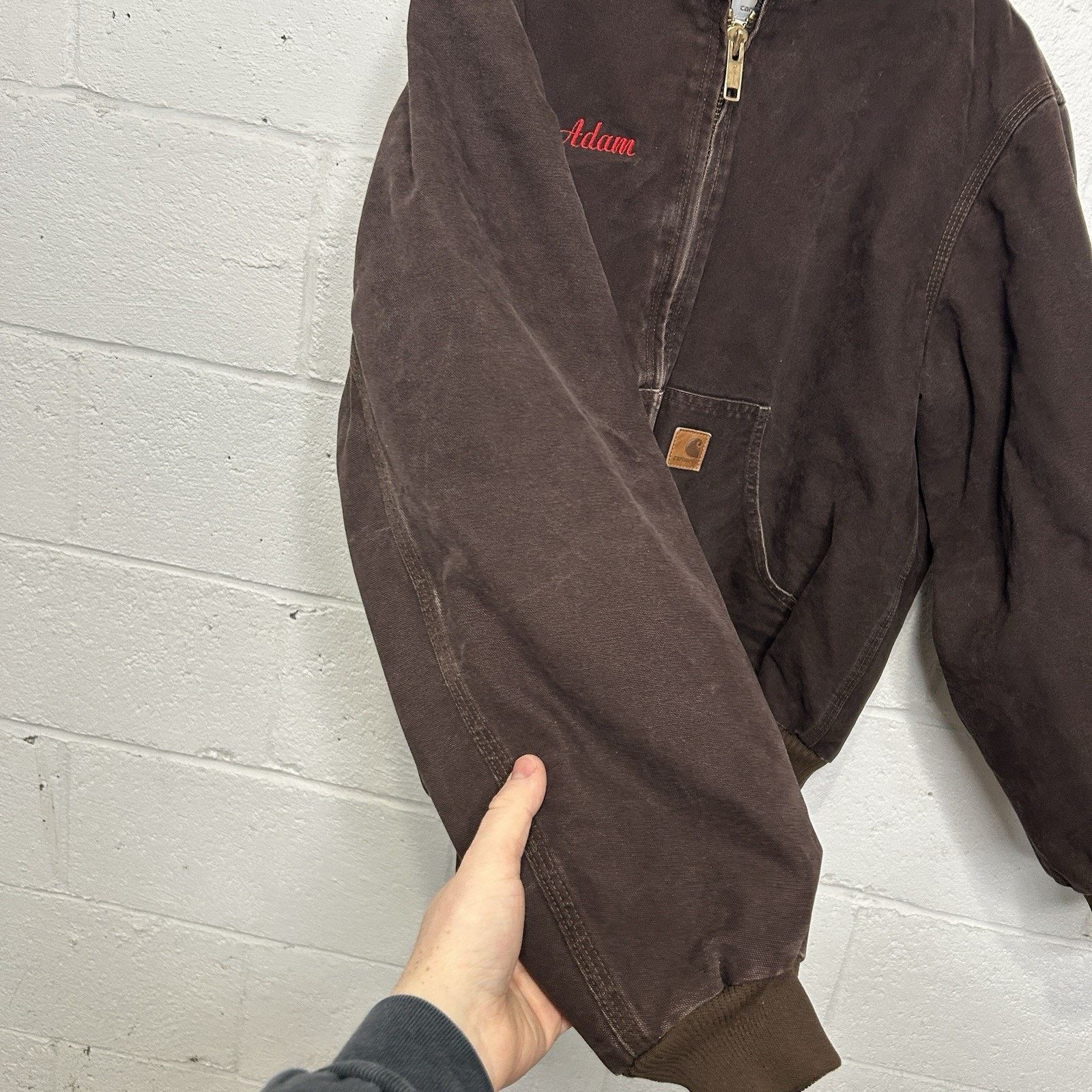Carhartt Vintage Carhartt Hooded Active Jacket “Dark Brown” J130 DKB Size US L / EU 52-54 / 3 - 8 Thumbnail