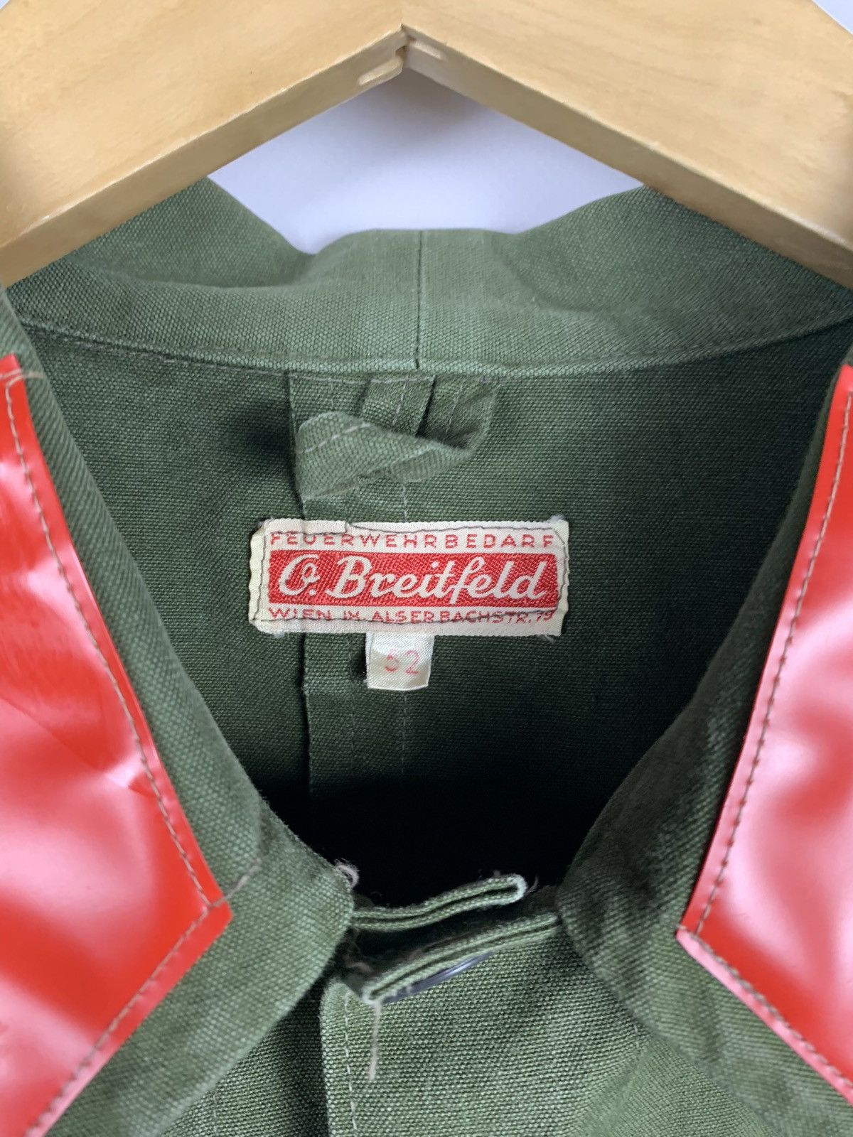 Other Vintage C. Breitfeld Khaki Military Style Jacket Men’s Sz L Size US L / EU 52-54 / 3 - 5 Thumbnail