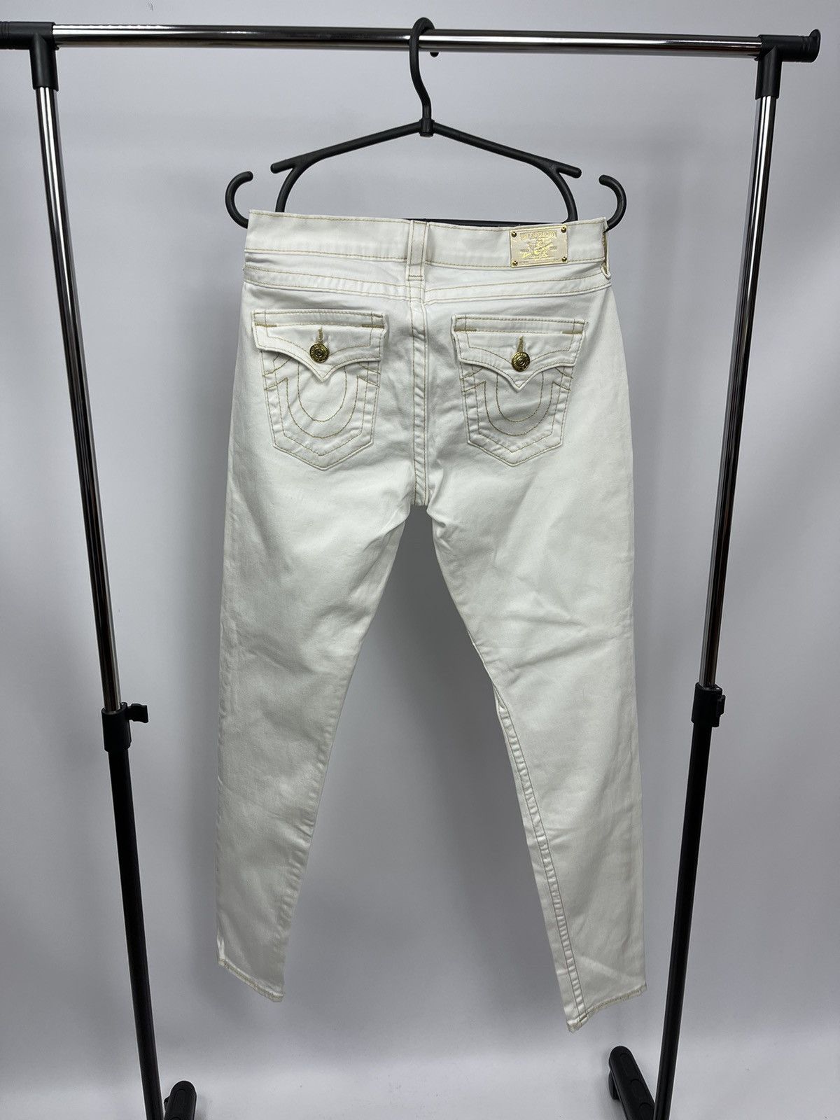 True Religion Jeans Size 29 White Y2K Women’s Made in USA