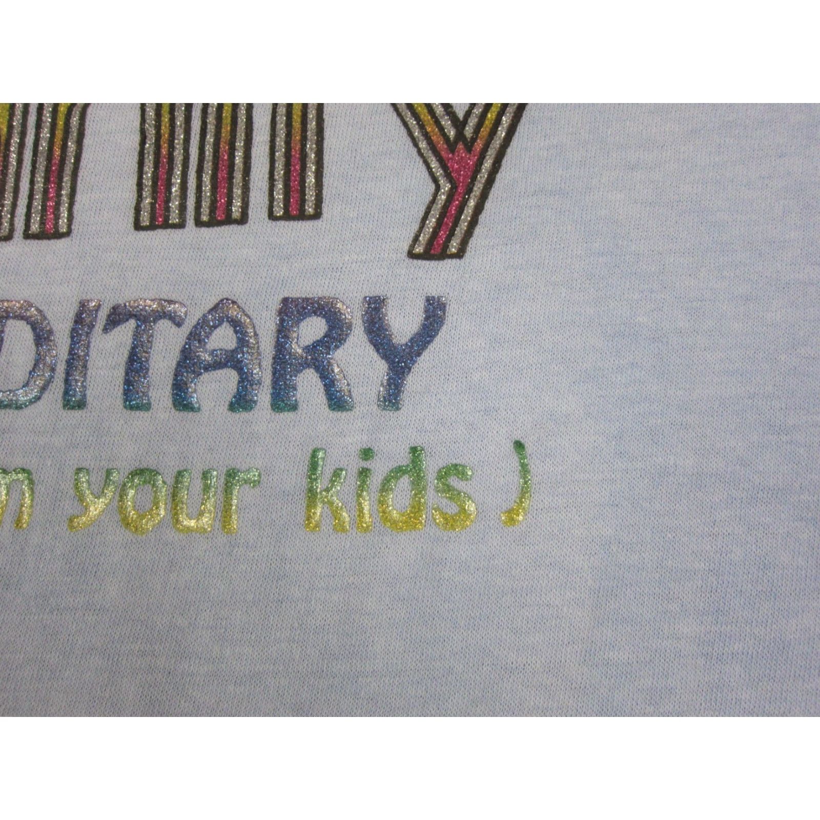 Vintage VINTAGE Springfoot Shirt Mens L Blue 90s USA Insanity Is Hereditary T-Shirt Size US L / EU 52-54 / 3 - 4 Thumbnail