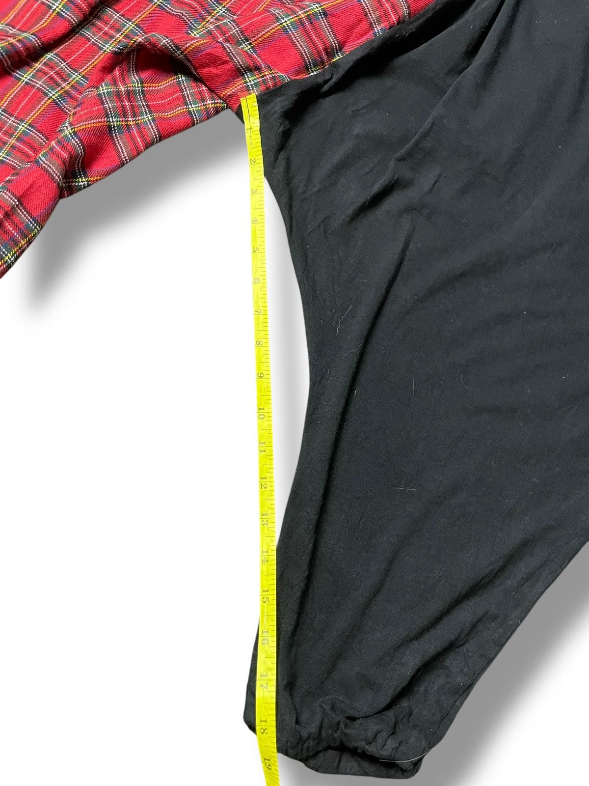 Japanese Brand ACDC RAG Tartan & Solid Sarrouel Pants (91) Size US 26 / EU 42 - 10 Thumbnail