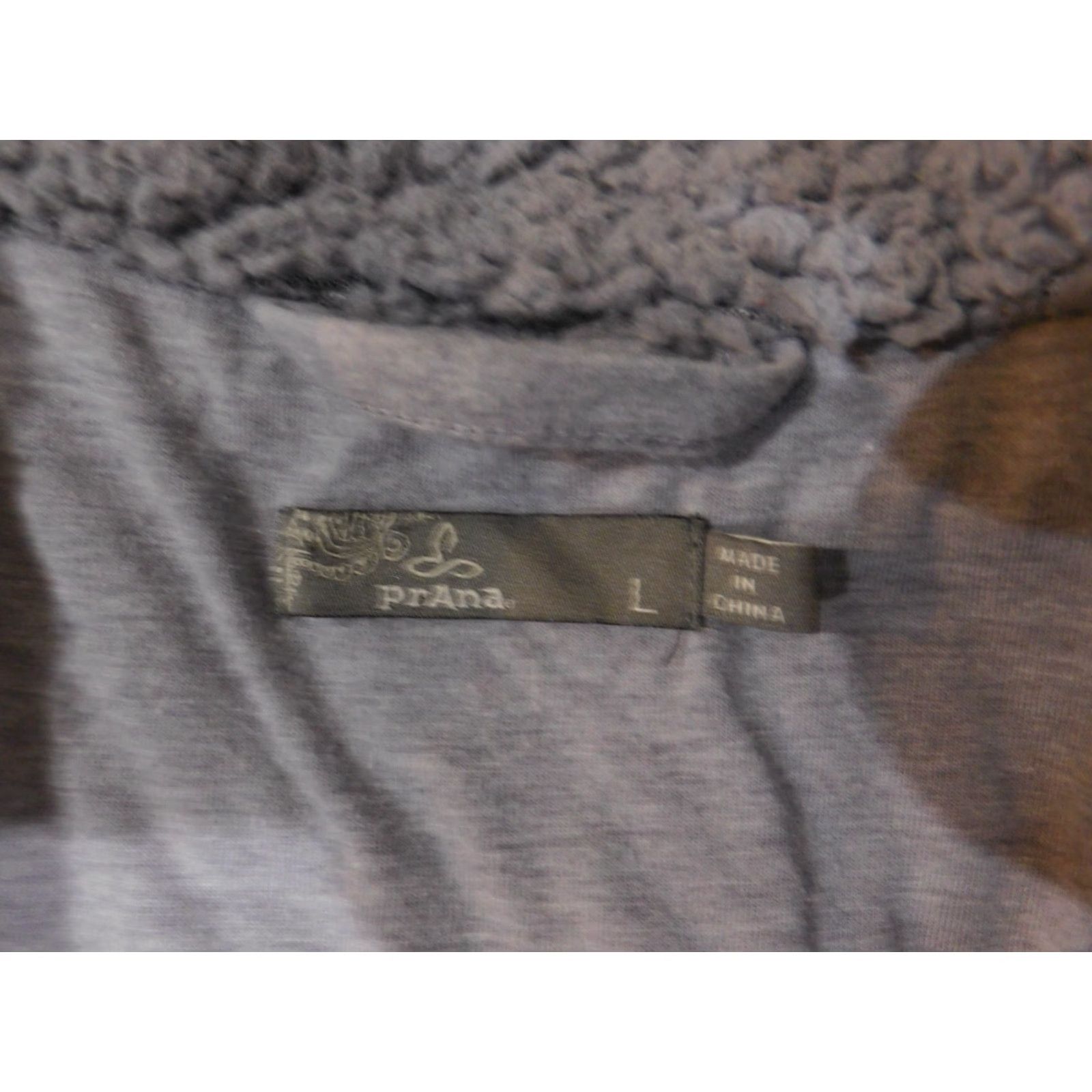 Prana prAna Jacket Womens Large Gray Sherpa Fleece Zip Up Colorblock Eco Recycled Poly Jacket Womens L Gray Solid Retro Casual Mens Womens Boys Girls Size L / US 10 / IT 46 - 7 Thumbnail