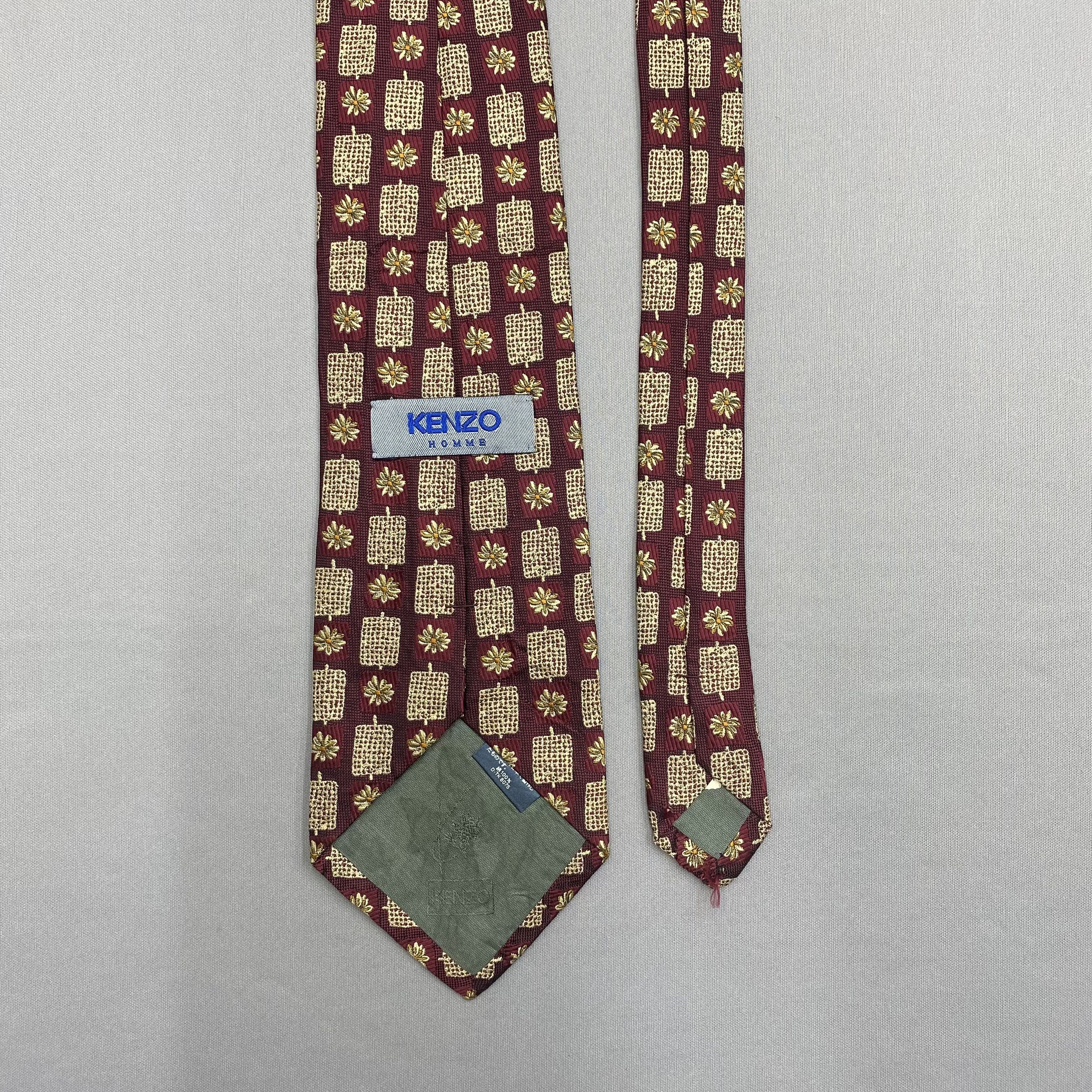 Kenzo Vintage Kenzo SILK Necktie Cravate Pure Silk Neck Tie Size ONE SIZE - 6 Thumbnail