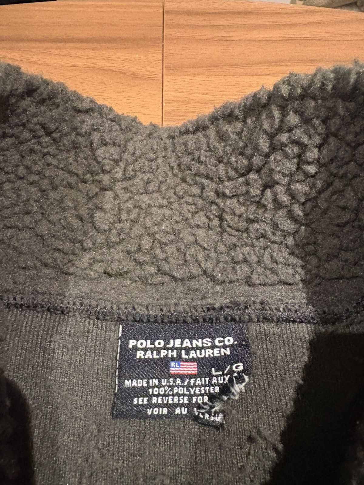 Polo Ralph Lauren Vintage 90s polo jeans fleece jacket size large Size US L / EU 52-54 / 3 - 4 Thumbnail