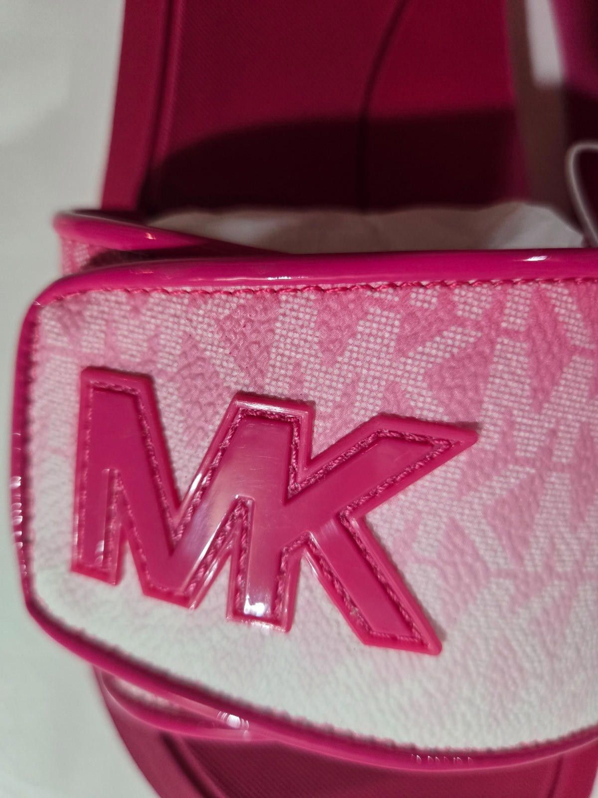 Michael Kors Michael Kors Women Slide MK Palmer Flip Flop Ombre Pink 8 M Size US 8 / IT 38 - 2 Thumbnail
