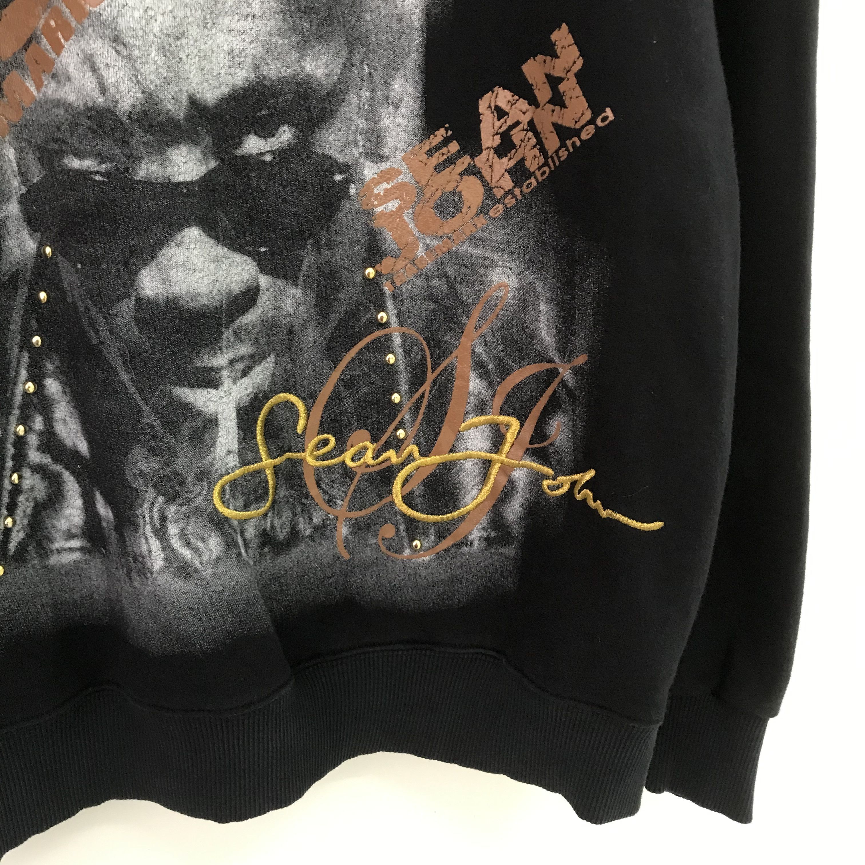 Vintage Vintage Sean John Black Sweatshirt Large - 575 Size US L / EU 52-54 / 3 - 7 Thumbnail