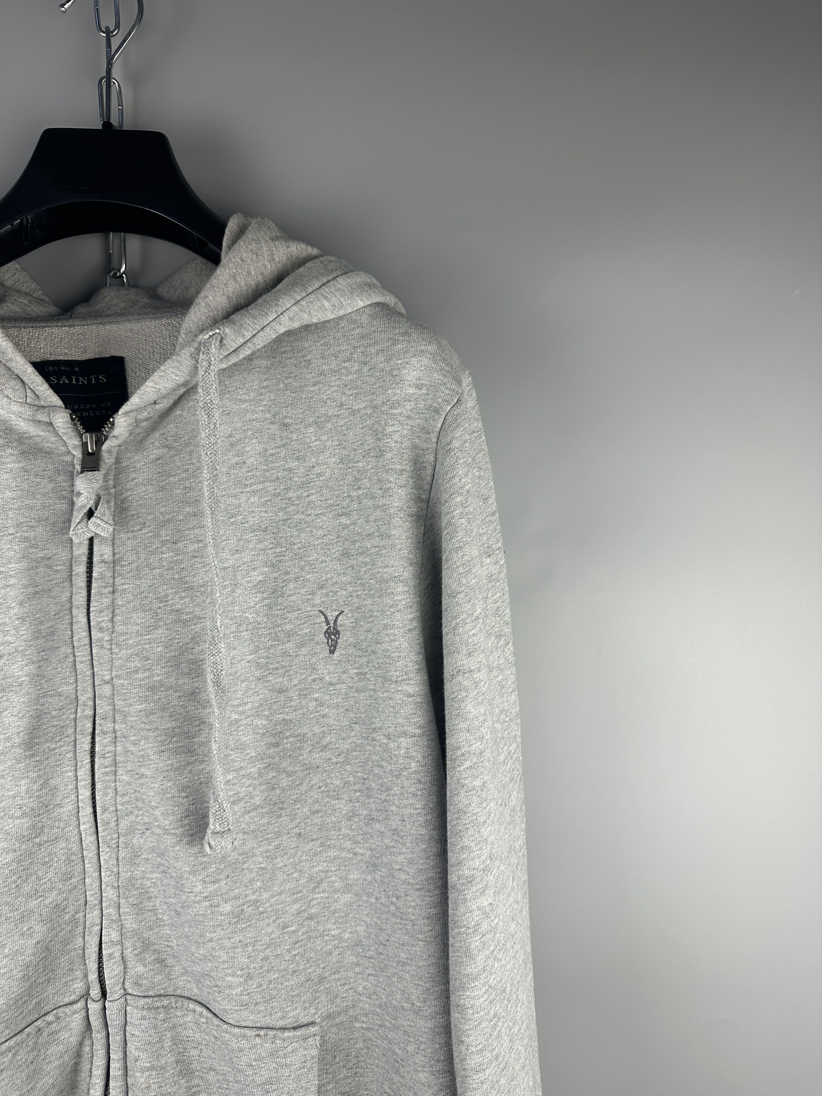 Allsaints Allsaints Cotton Basic Zip Wilde Hoodie Size US M / EU 48-50 / 2 - 5 Thumbnail