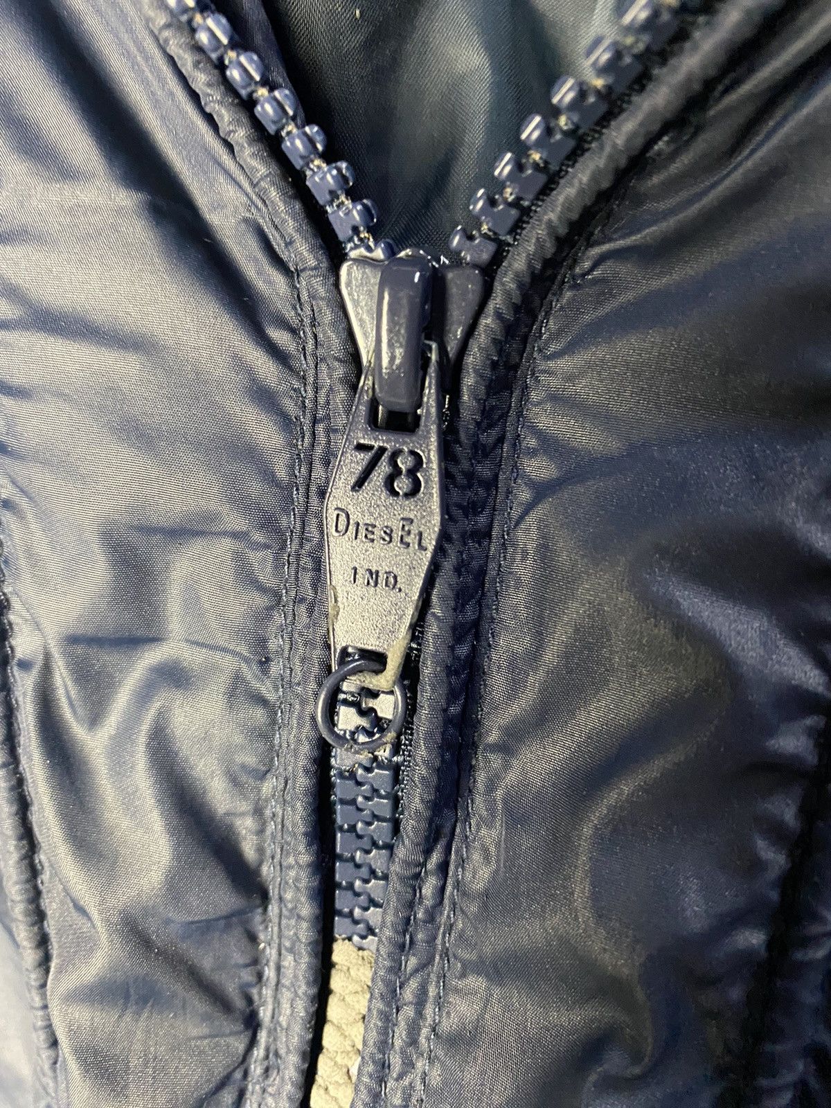 Diesel Vintage Diesel Nylon Zipper Jacket Size US L / EU 52-54 / 3 - 8 Thumbnail