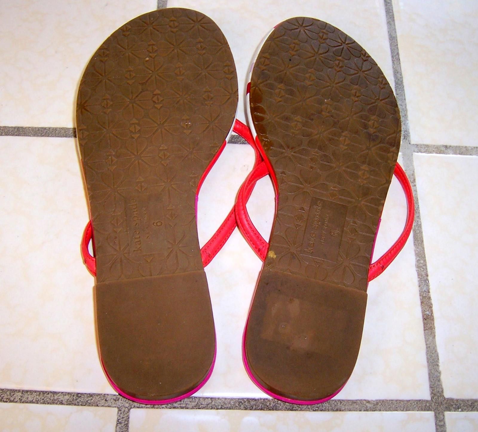 Kate Spade Kate Spade Pink and White Cabana Sandals - US 6 Size US 6 / IT 36 - 8 Thumbnail