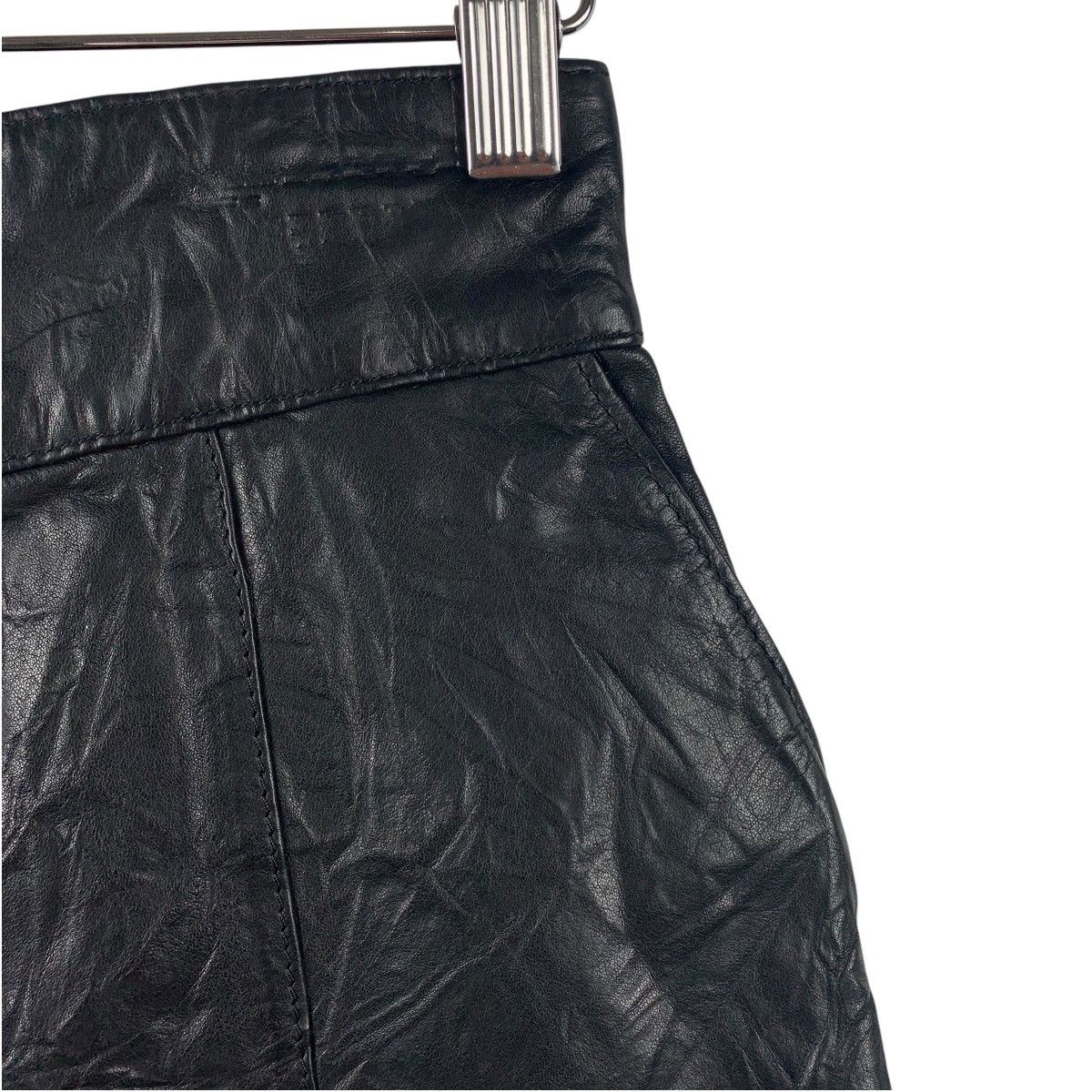 Designer × Vintage × Yves Saint Laurent Vintage YVES SAINT LAURENT faux leather Women skirt Size 29" - 6 Thumbnail