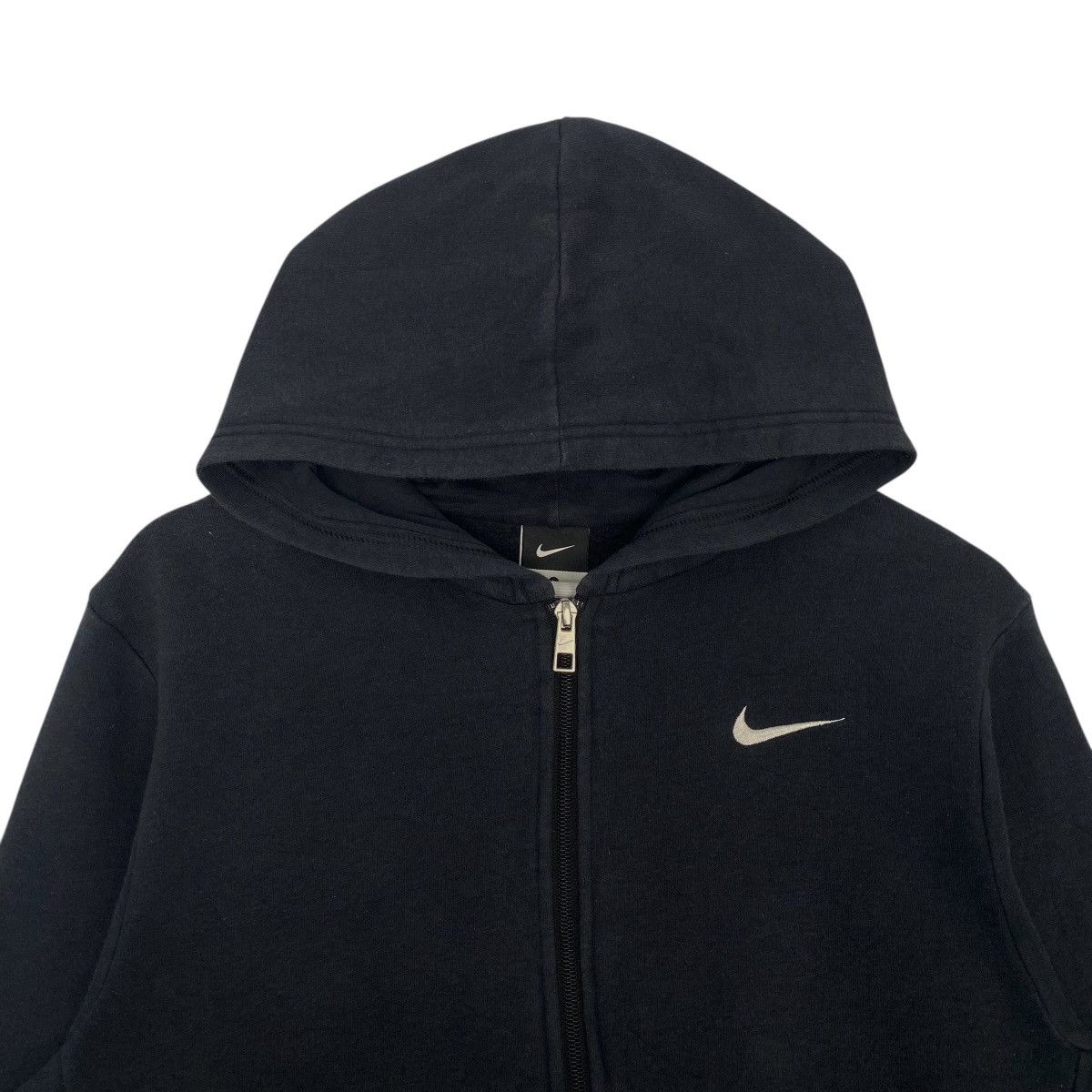 Vintage Vintage Nike Hoodie Sweater Small Logo Embroidery Black Size US L / EU 52-54 / 3 - 4 Thumbnail