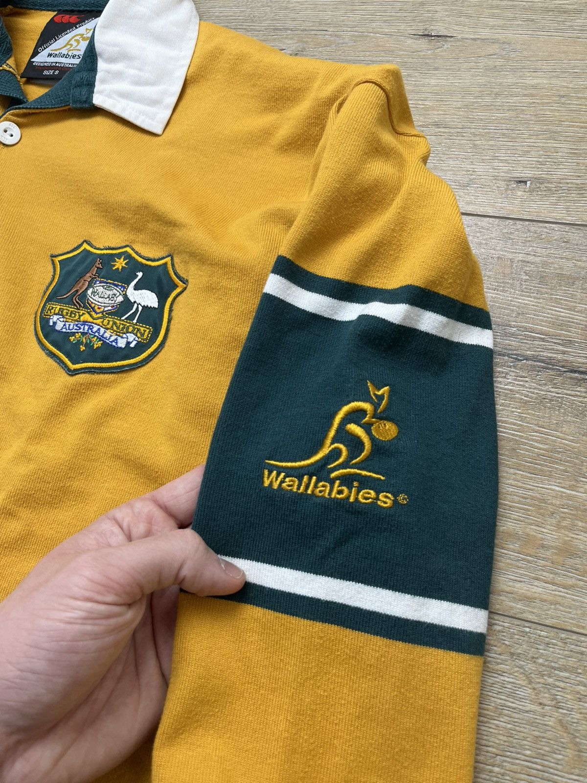 Canterbury of New Zealand VTG CANTERBURY WALLABIES AUSTRALIA 2003 RUGBY LONG SLEEVE Size US S / EU 44-46 / 1 - 9 Thumbnail