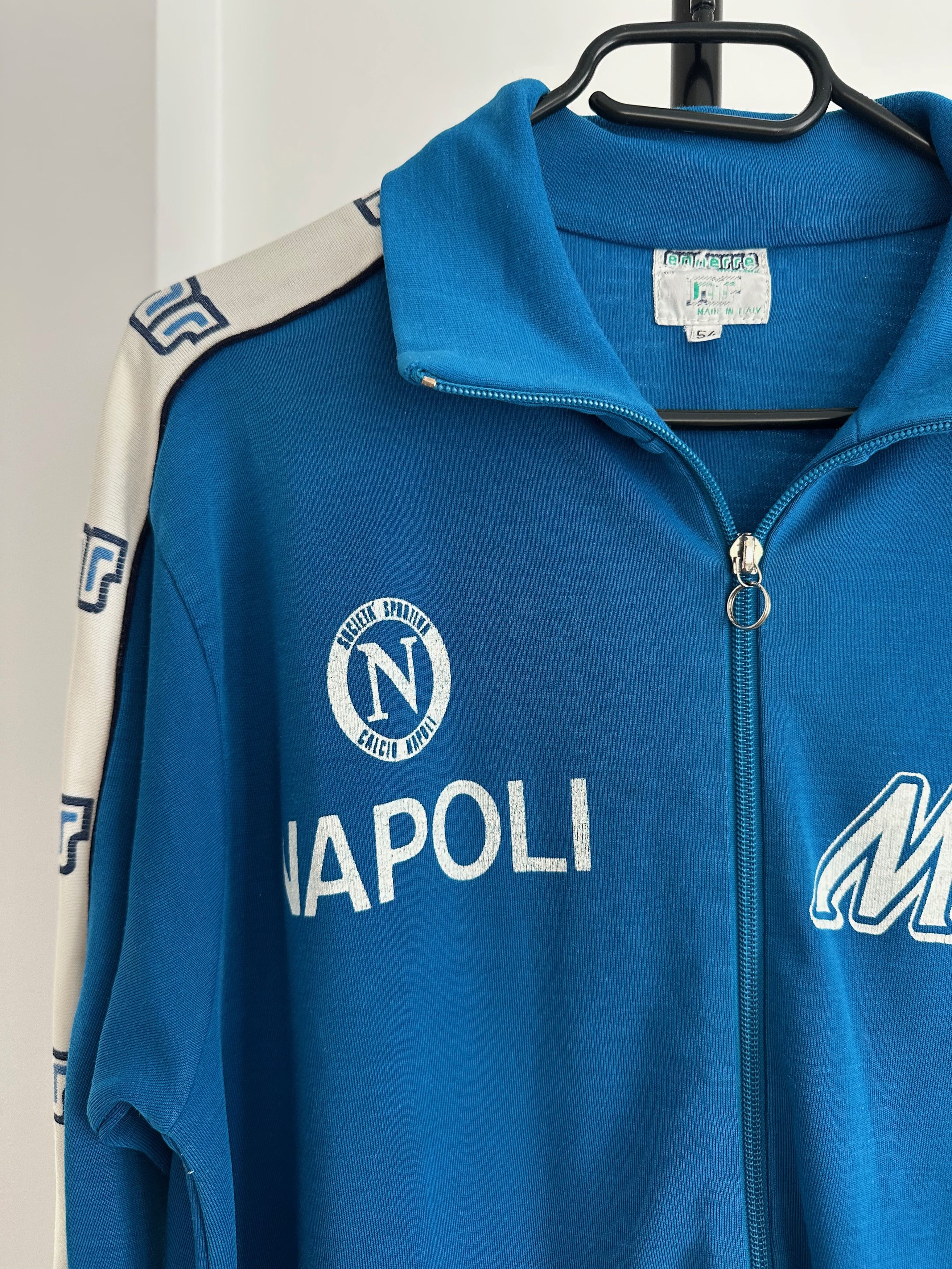Vintage RARE 1989 NR Napoli Maradona Mars Athletic Top jacket Size US L / EU 52-54 / 3 - 3 Thumbnail
