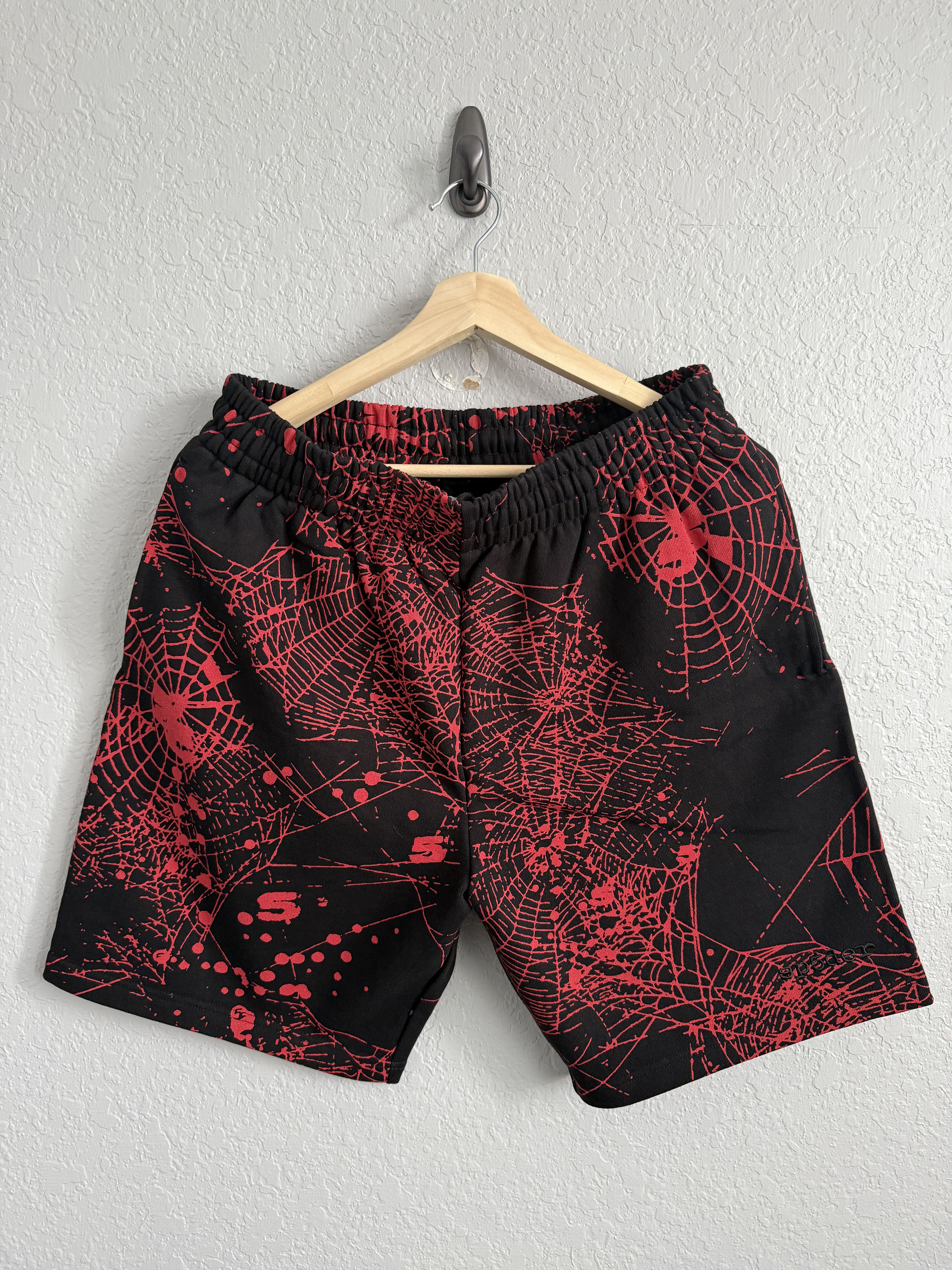 Sp5der Sp5der Sex AOP Red Shorts Size US 34 / EU 50 - 1 Thumbnail