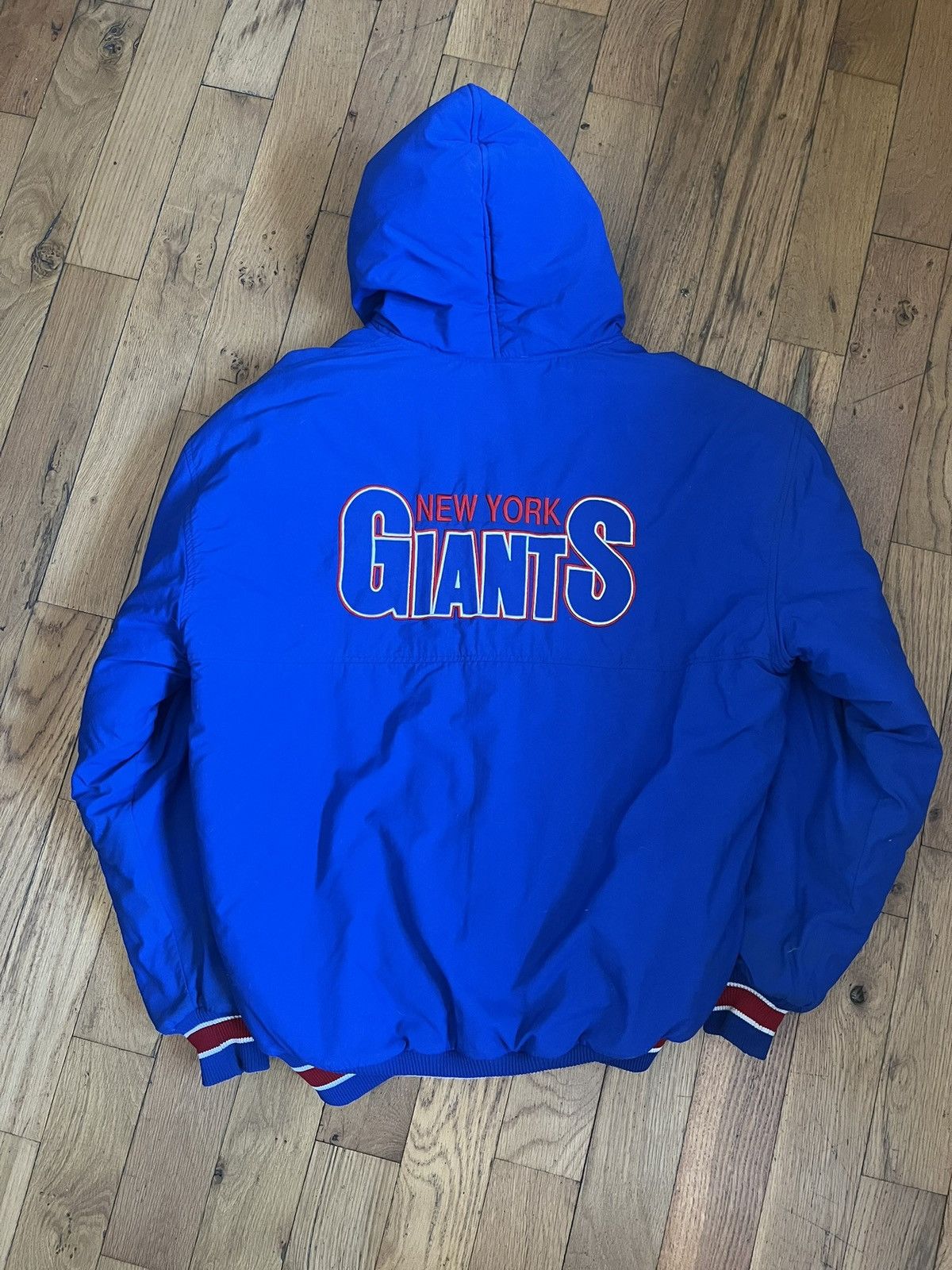 Delong New York Giants Hooded Coat Size US L / EU 52-54 / 3 - 2 Thumbnail