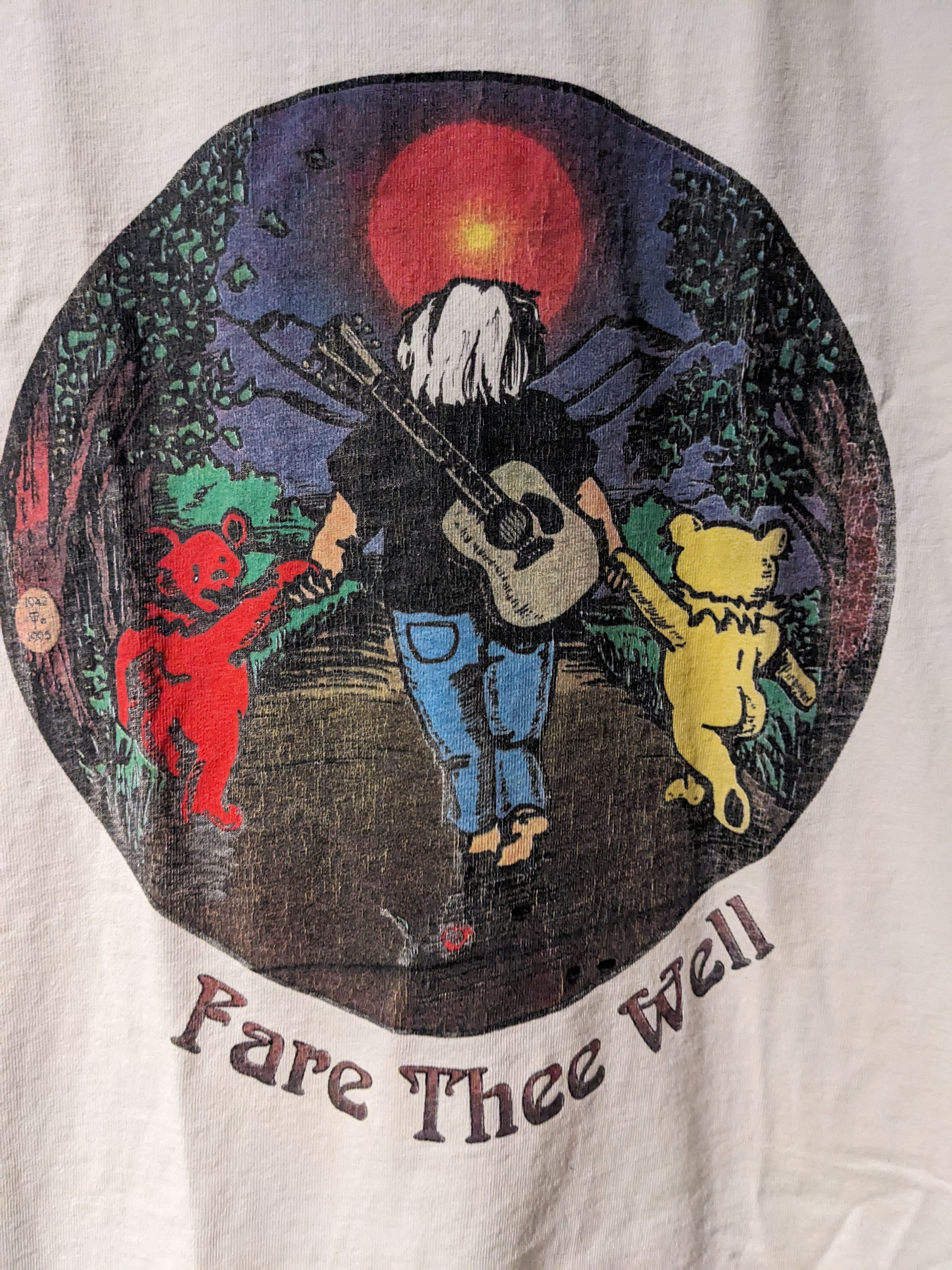 Grateful Dead × Vintage Vintage 90s Grateful Dead Fare Thee Well Tour Large T-Shirt Size US L / EU 52-54 / 3 - 2 Thumbnail