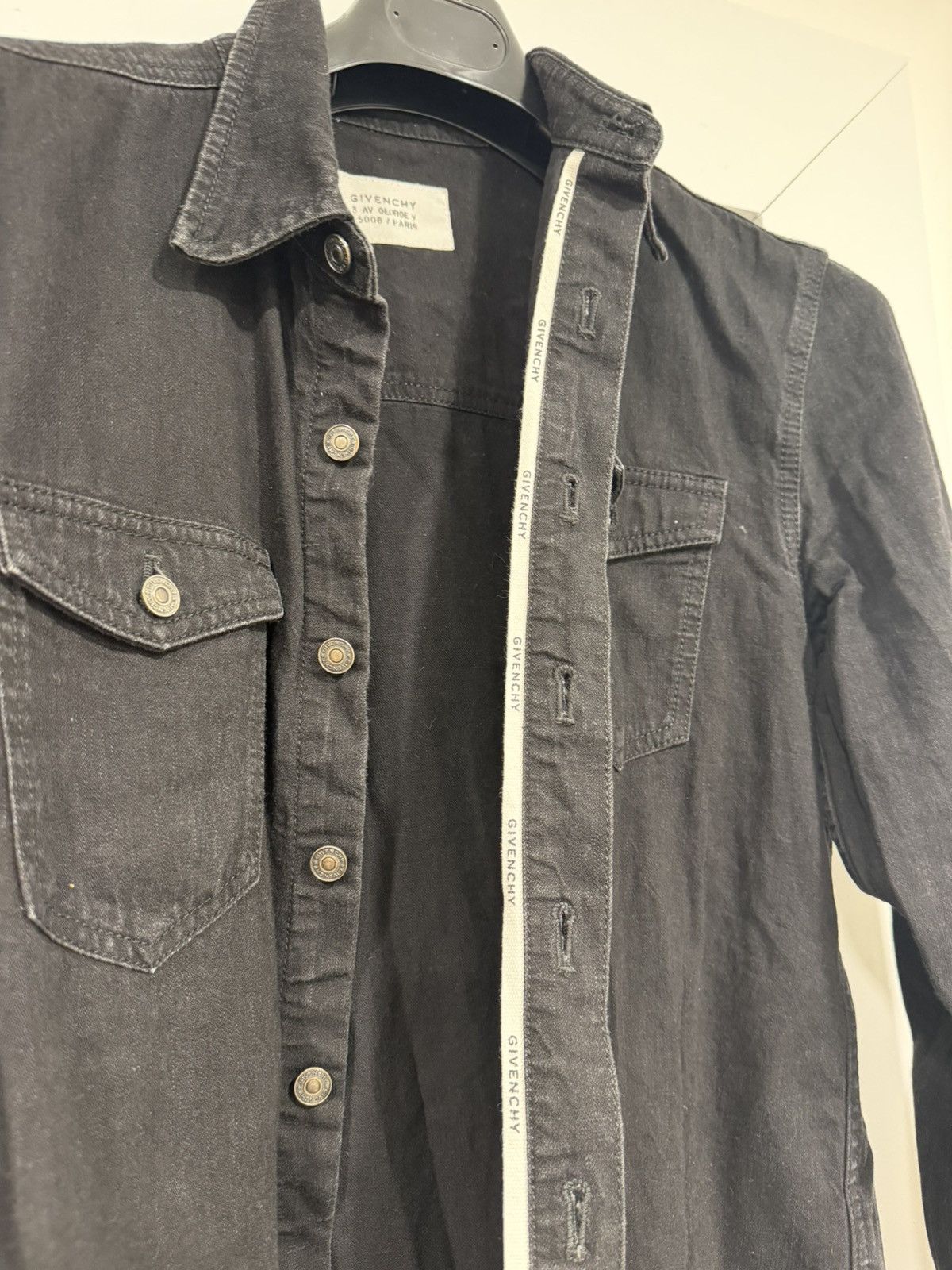 Givenchy Givenchy signature logo denim shirt jacket Size US M / EU 48-50 / 2 - 6 Thumbnail