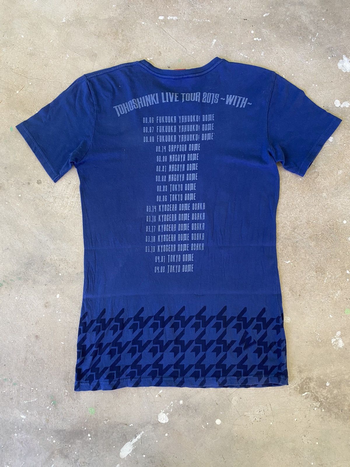 Band Tees Tohoshinki WITH 2015 Japan Tour Graphic Tee Rare Size US S / EU 44-46 / 1 - 7 Thumbnail