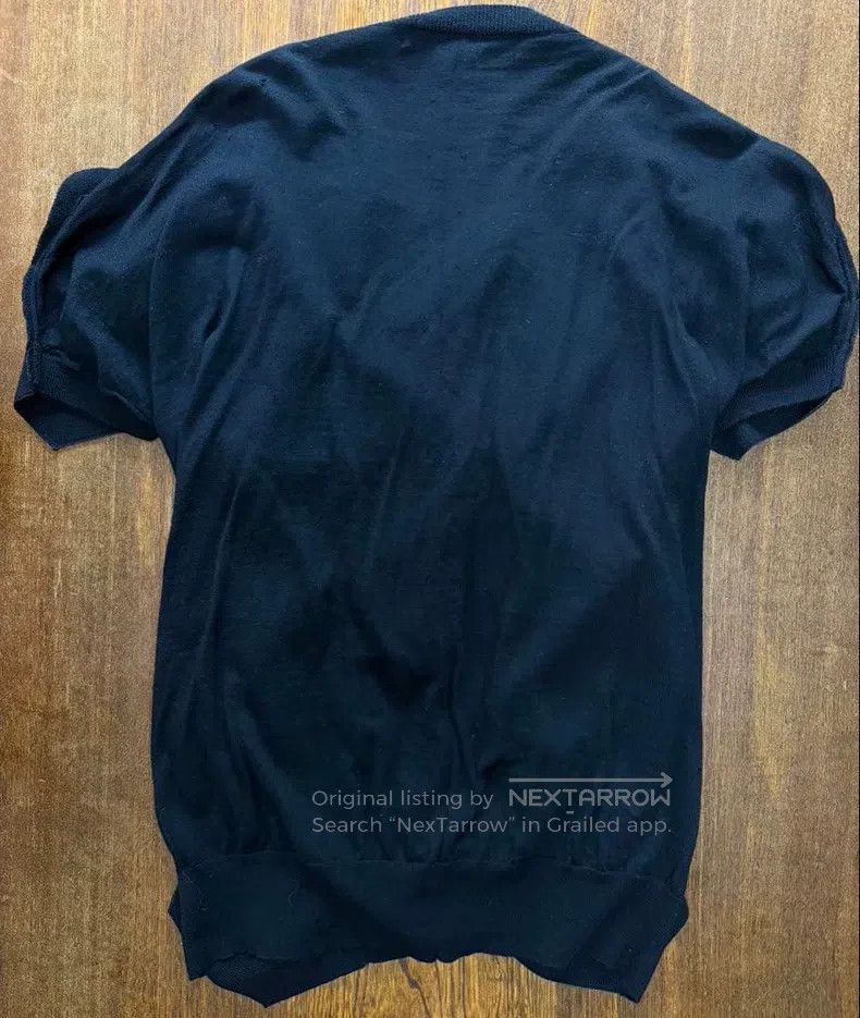 Junya Watanabe Junya Watanabe Black Knit Top Size S / US 4 / IT 40 - 3 Thumbnail