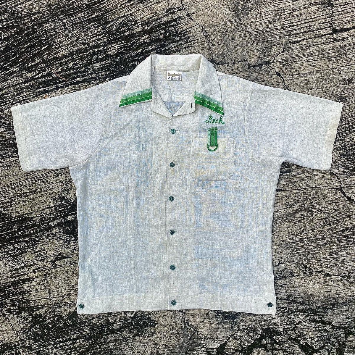 Vintage Vintage 70s/80s King Louie Bowling Shirt Size US M / EU 48-50 / 2 - 1 Thumbnail