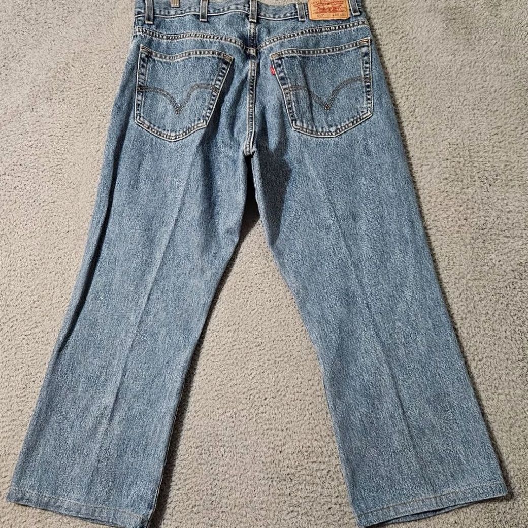 Levi's Levi'S 517 Bootcut Jeans Mens Size 38 Regular Blue Denim Cowboy Rodeo Size US 38 / EU 54 - 2 Thumbnail