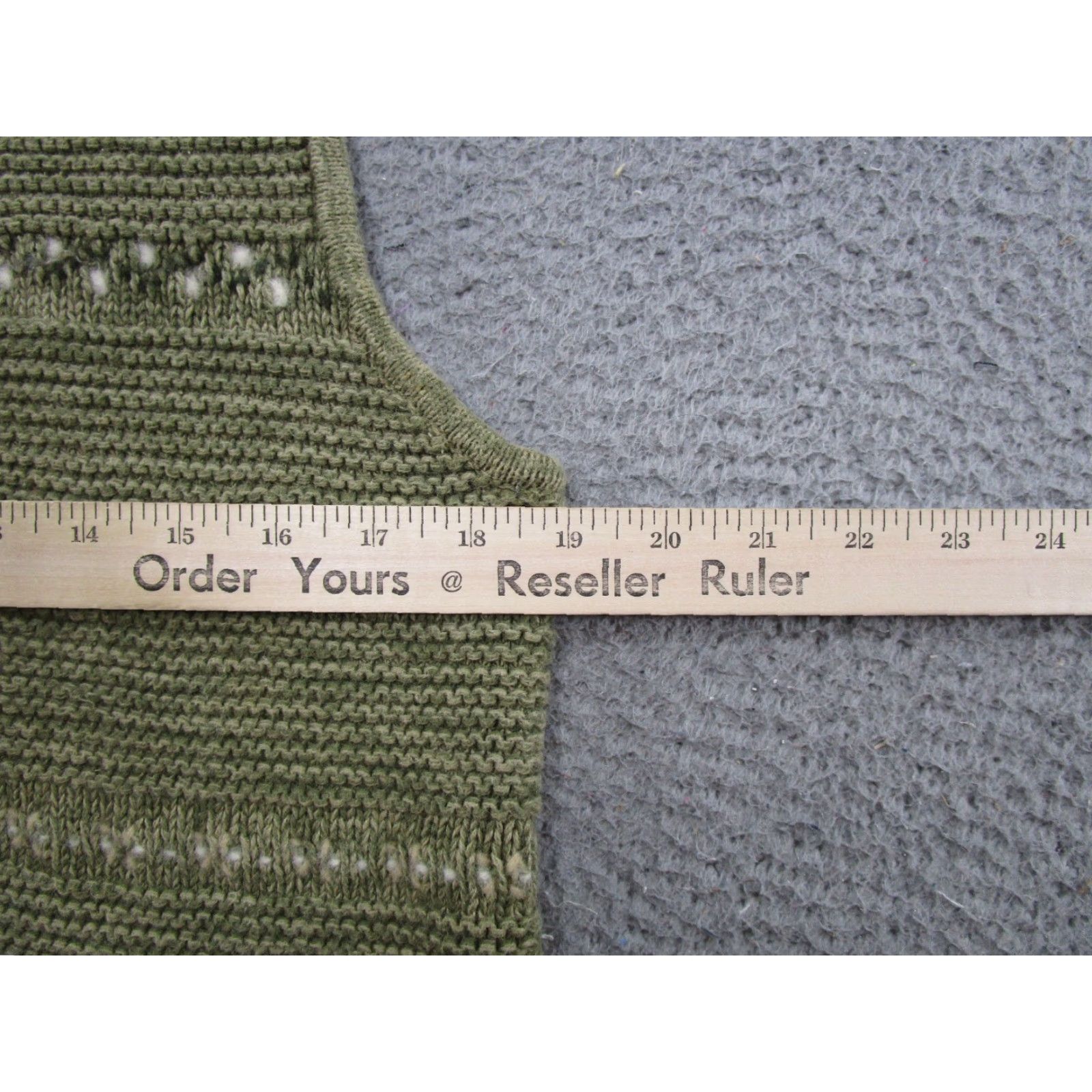 Vintage Vintage Woolrich Button Up Sweater Vest Green Thyme Stripe Size L Women Size L / US 10 / IT 46 - 5 Thumbnail