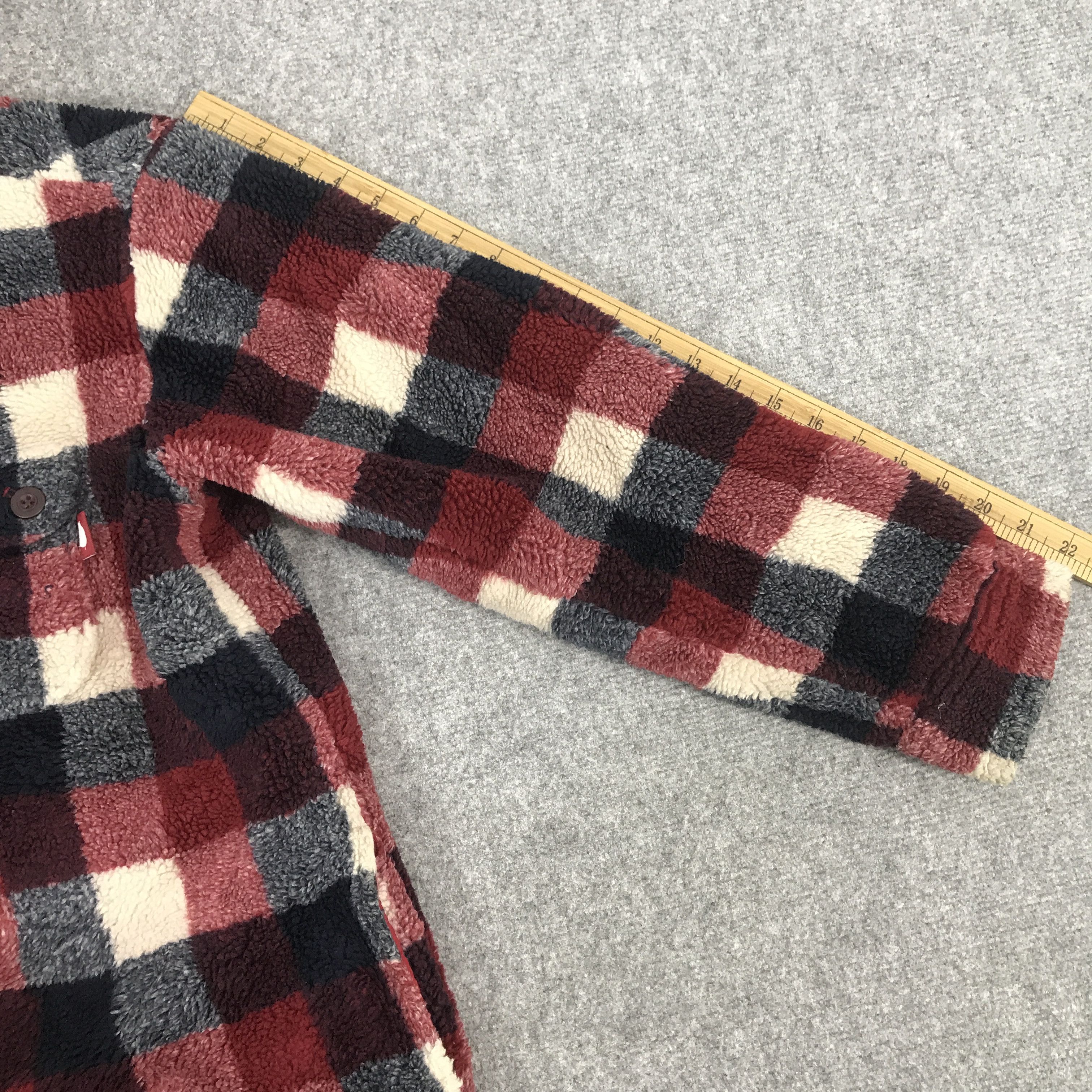 Japanese Brand Rare drug store's sherpa fleece button jacket Size US M / EU 48-50 / 2 - 6 Thumbnail