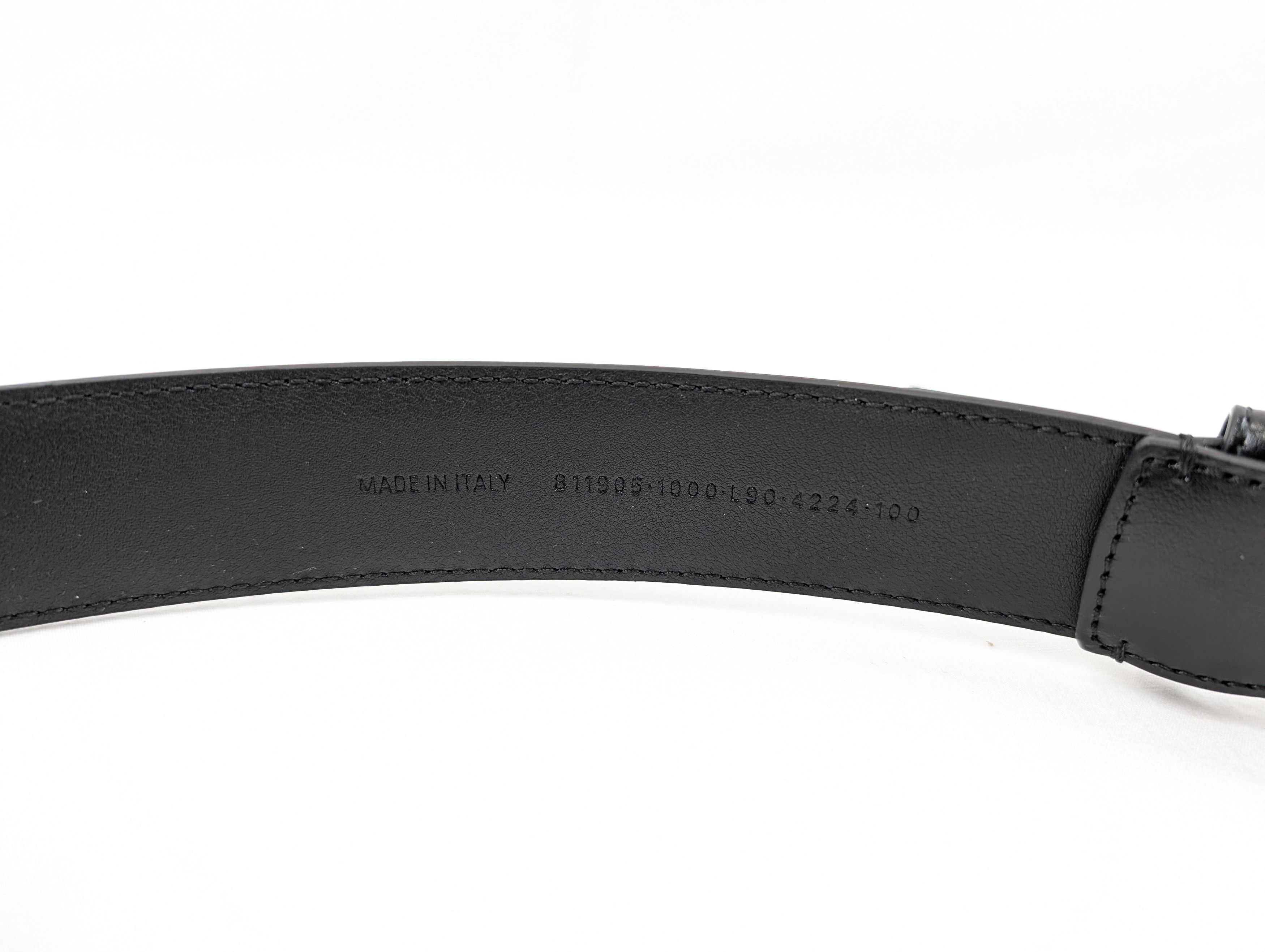 Balenciaga × Under Armour o1rshd1 Size: 100 CM / Calf Plutone Belt in Black Size 40 - 7 Thumbnail