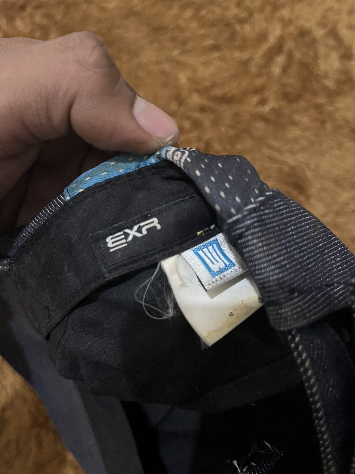 Japanese Brand EXR Racing Y2K cap Denim Blue Size ONE SIZE - 5 Thumbnail