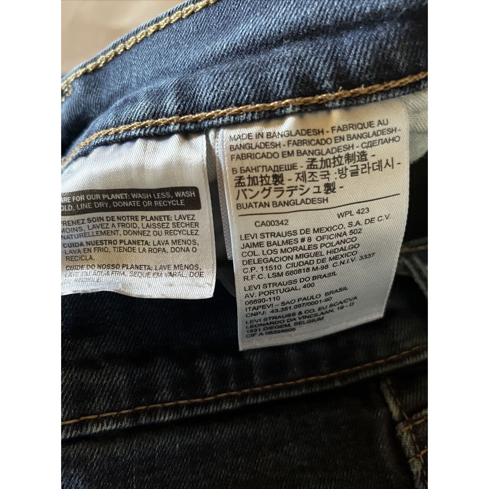 Levi's Levi’s 511 Jeans Mens 29x31 Blue Slim Dark Wash Denim Cotton Size US 29 - 8 Thumbnail