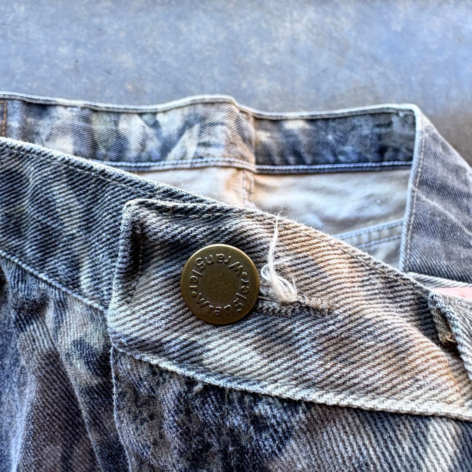 Wrangler Vintage Baggy Wrangler Camo Double Knee Jeans Size US 40 / EU 56 - 4 Thumbnail
