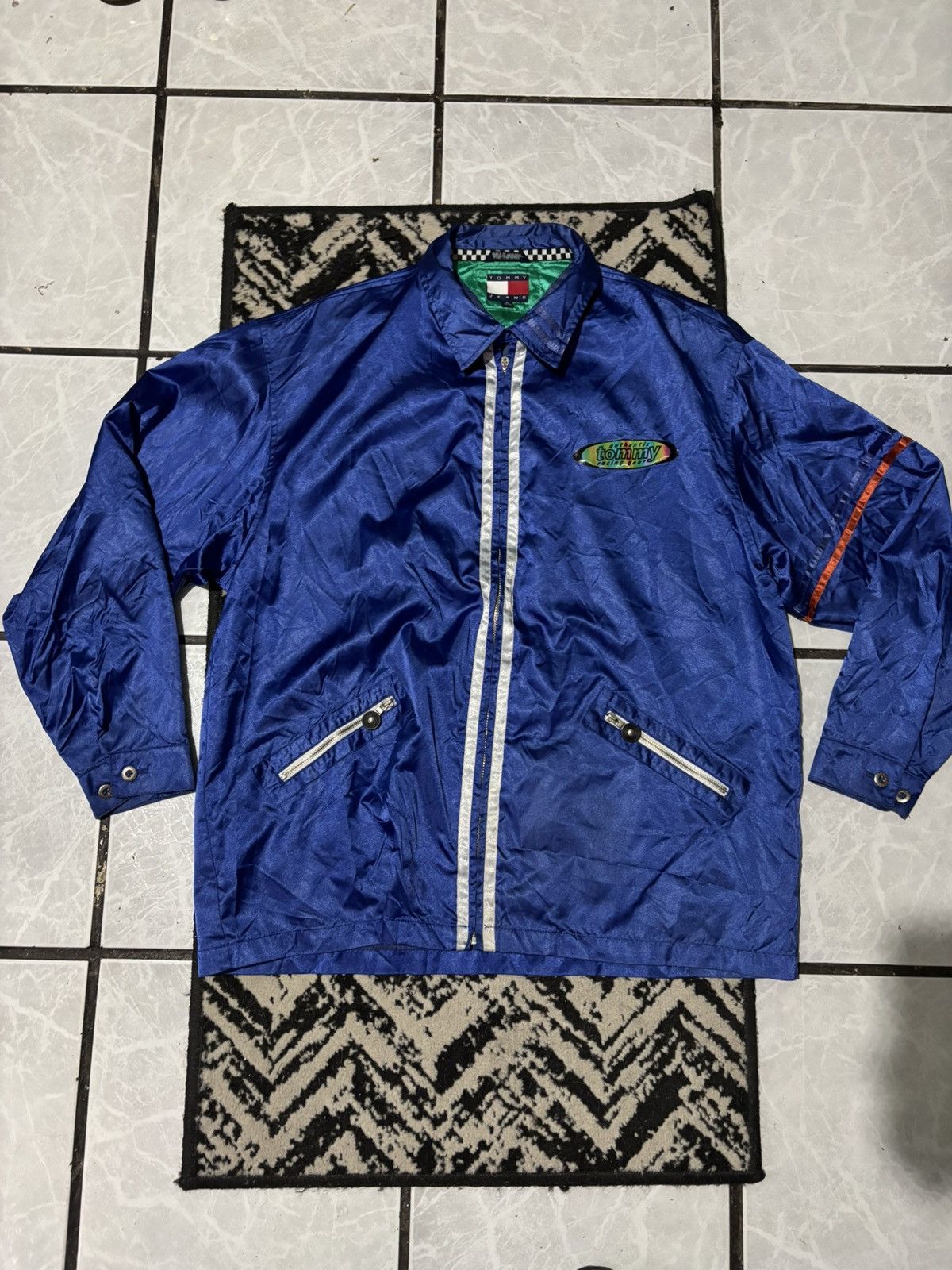 Tommy Hilfiger × Tommy Jeans × Vintage Tommy Jeans Authentic Racing Gear Size US XL / EU 56 / 4 - 1 Thumbnail