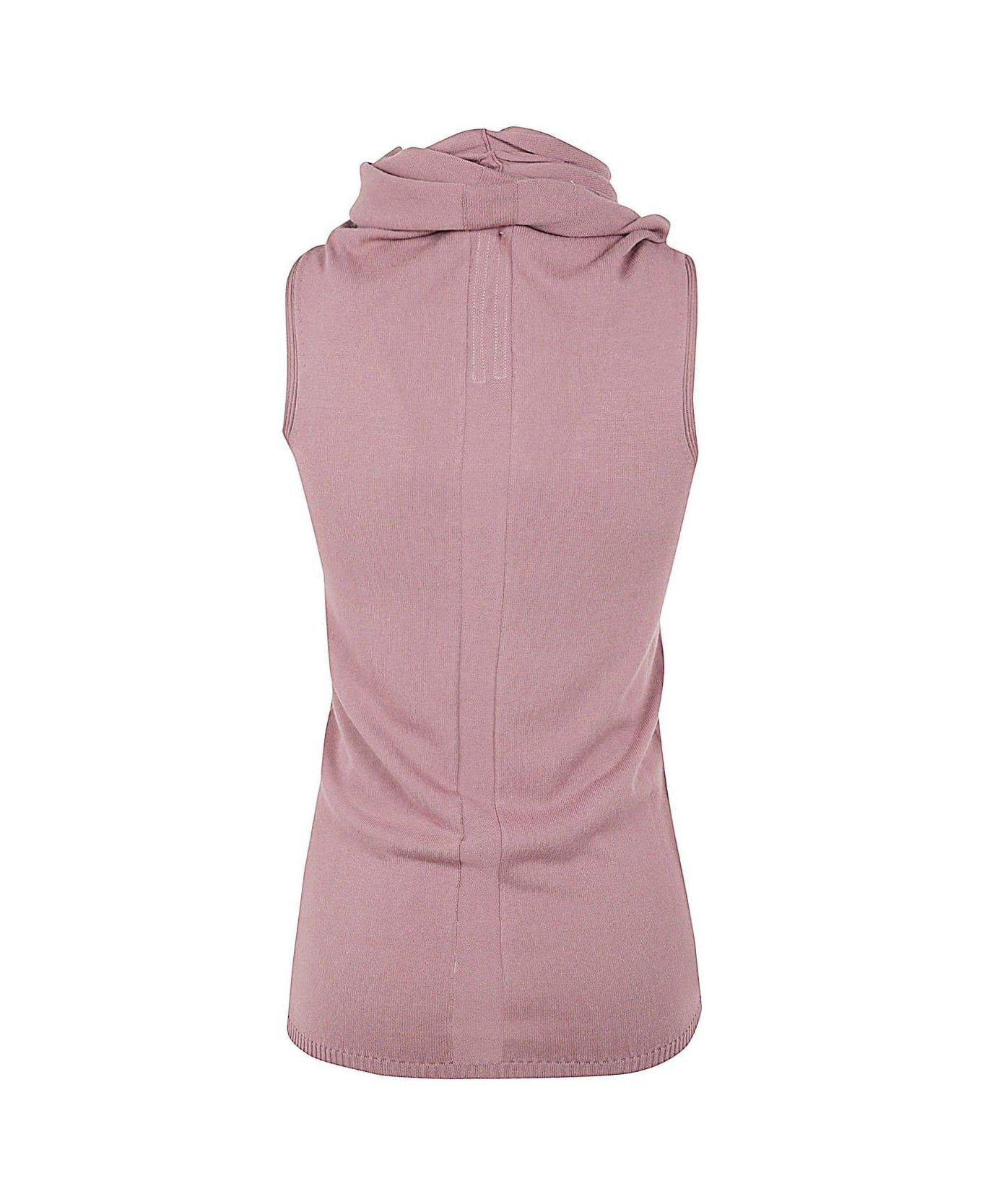 Rick Owens o1y0126 Tank Top in Antique Rose Size S / US 4 / IT 40 - 2 Thumbnail