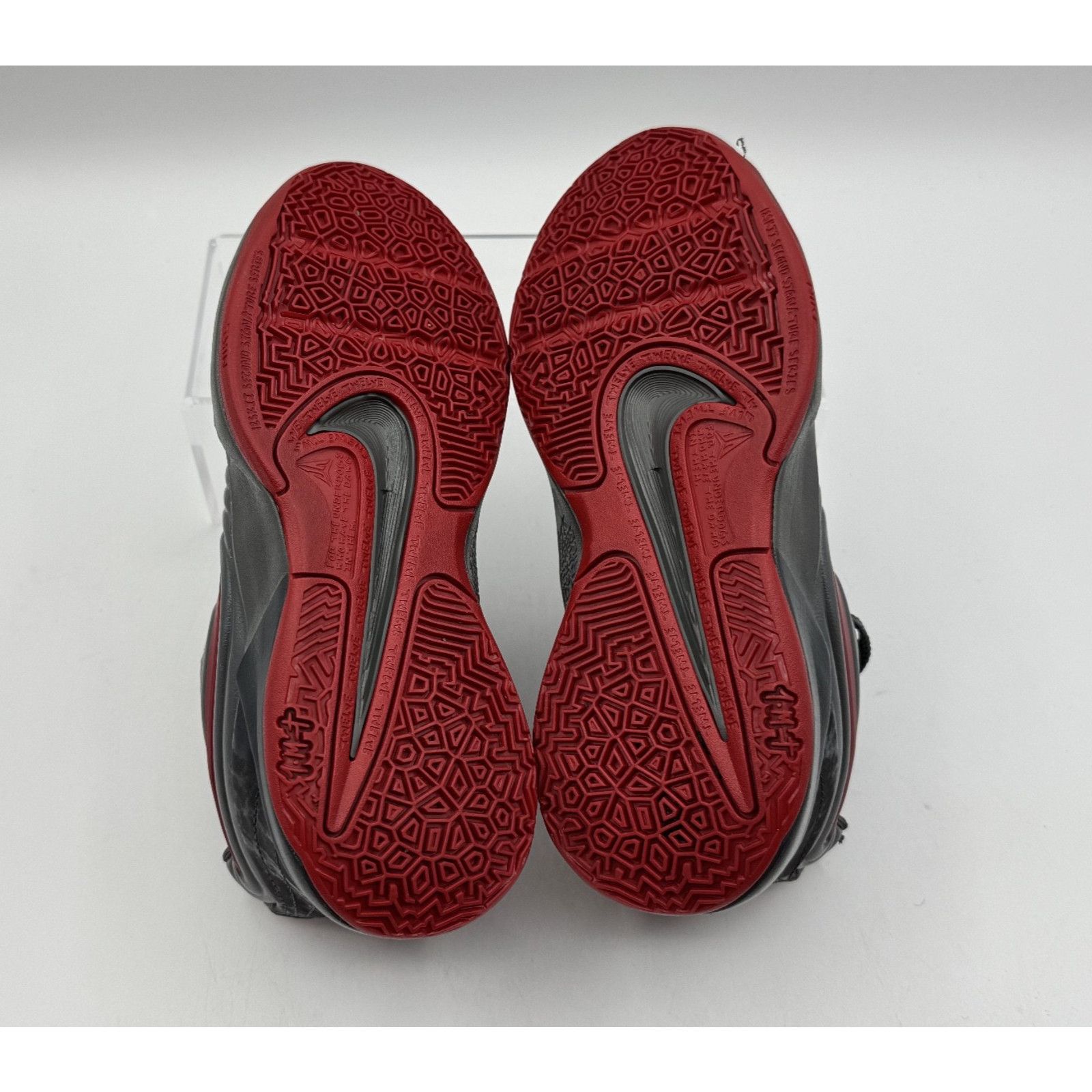 Nike Nike Ja 2 Kids 1.5 Youth Boys Grey & Red Basketball Court Size ONE SIZE - 6 Thumbnail