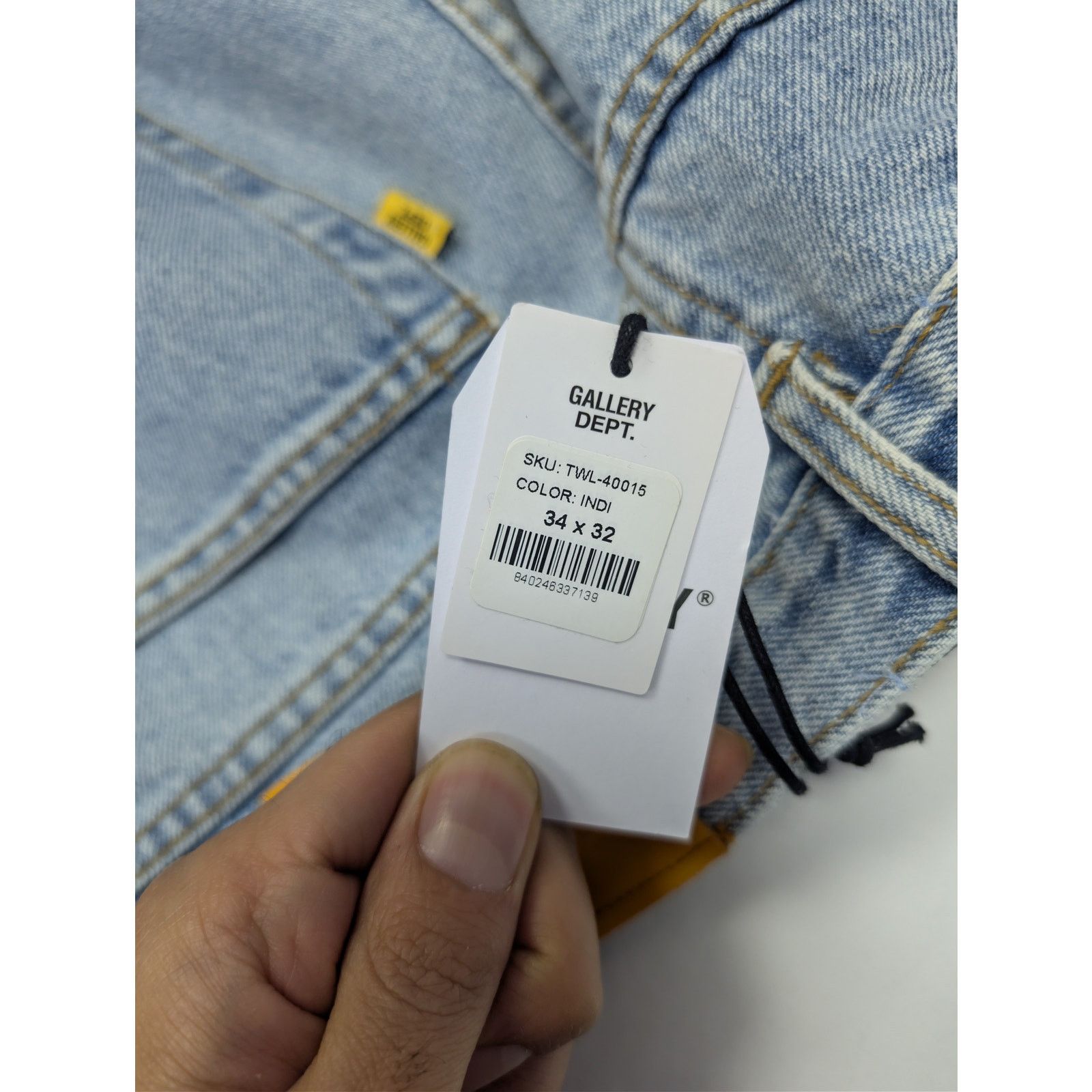 Gallery Dept. o1rshd1 Size: 34W x 32L / La Flare Denim Jeans Indigo Blue Size US 34 / EU 50 - 23 Thumbnail