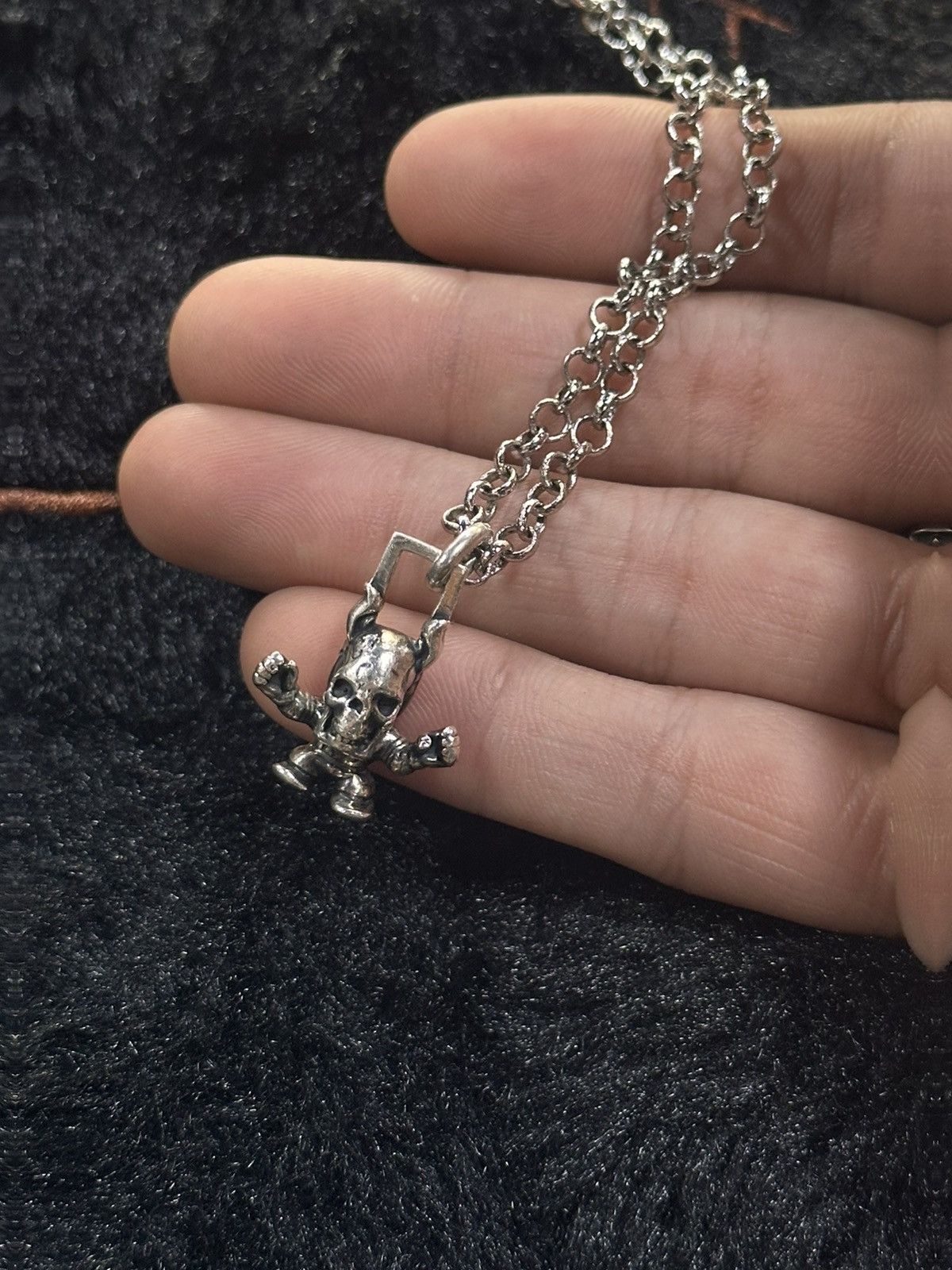 CHROME HEARTS FOTI HARRIS TEETER ZIPPER PENDENT