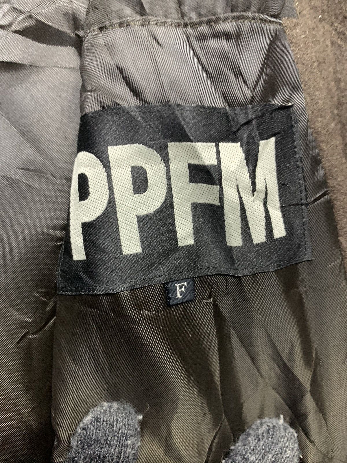 Issey Miyake × Japanese Brand × PPFM Rare‼️PPFM By Issey Miyake Wool Long Jacket Zipper Down Size US M / EU 48-50 / 2 - 6 Thumbnail