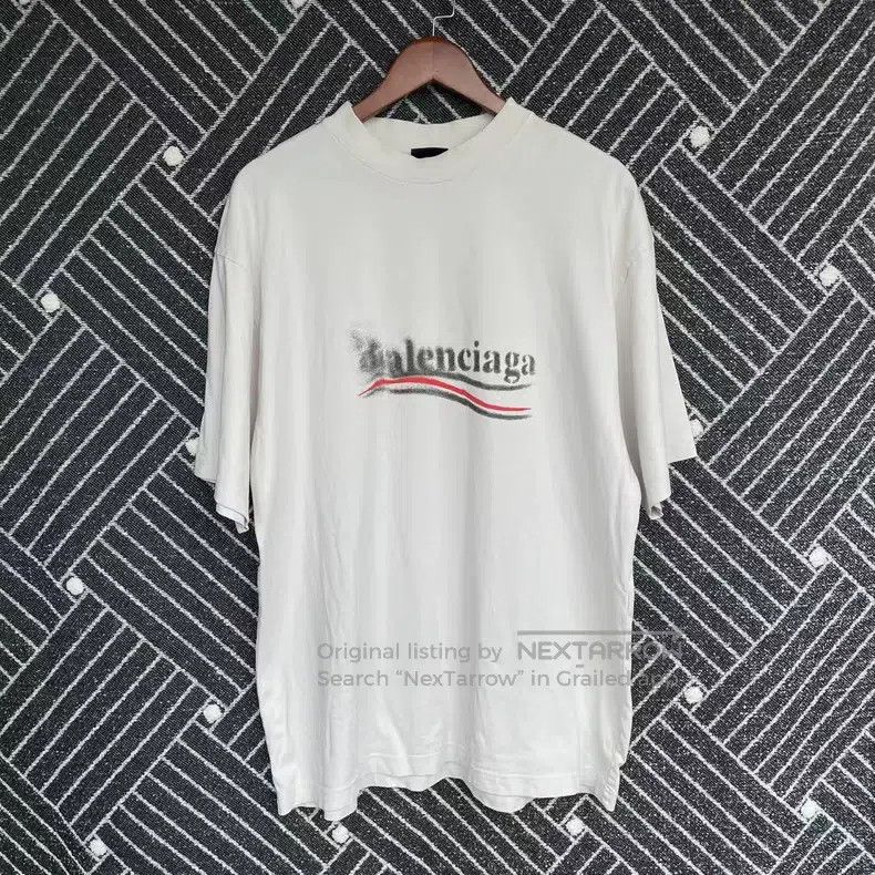 Balenciaga Balenciaga Fuzzy Coke print short-sleeve T-shirt Size US S / EU 44-46 / 1 - 1 Thumbnail
