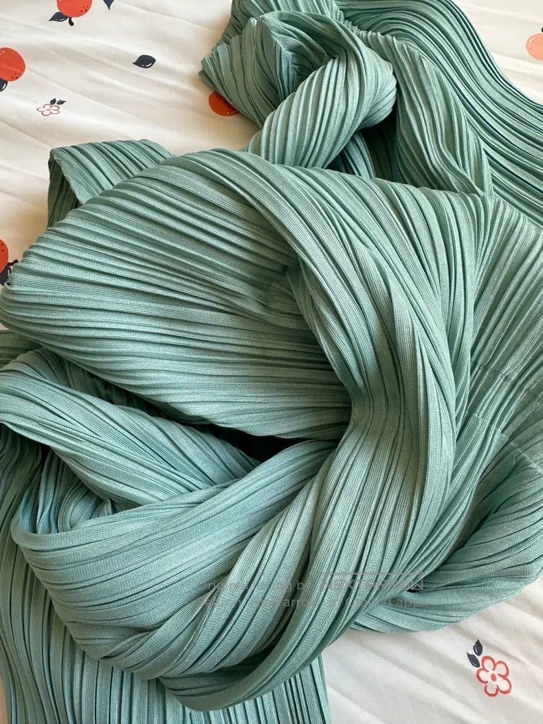 Issey Miyake Issey Miyake Mint Green Dress Size L / US 10 / IT 46 - 6 Thumbnail