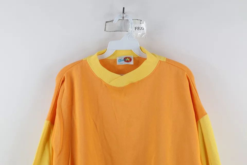 Converse × Vintage Vintage 80s Converse All Star Block Crewneck Sweatshirt Size XL / US 12-14 / IT 48-50 - 2 Thumbnail