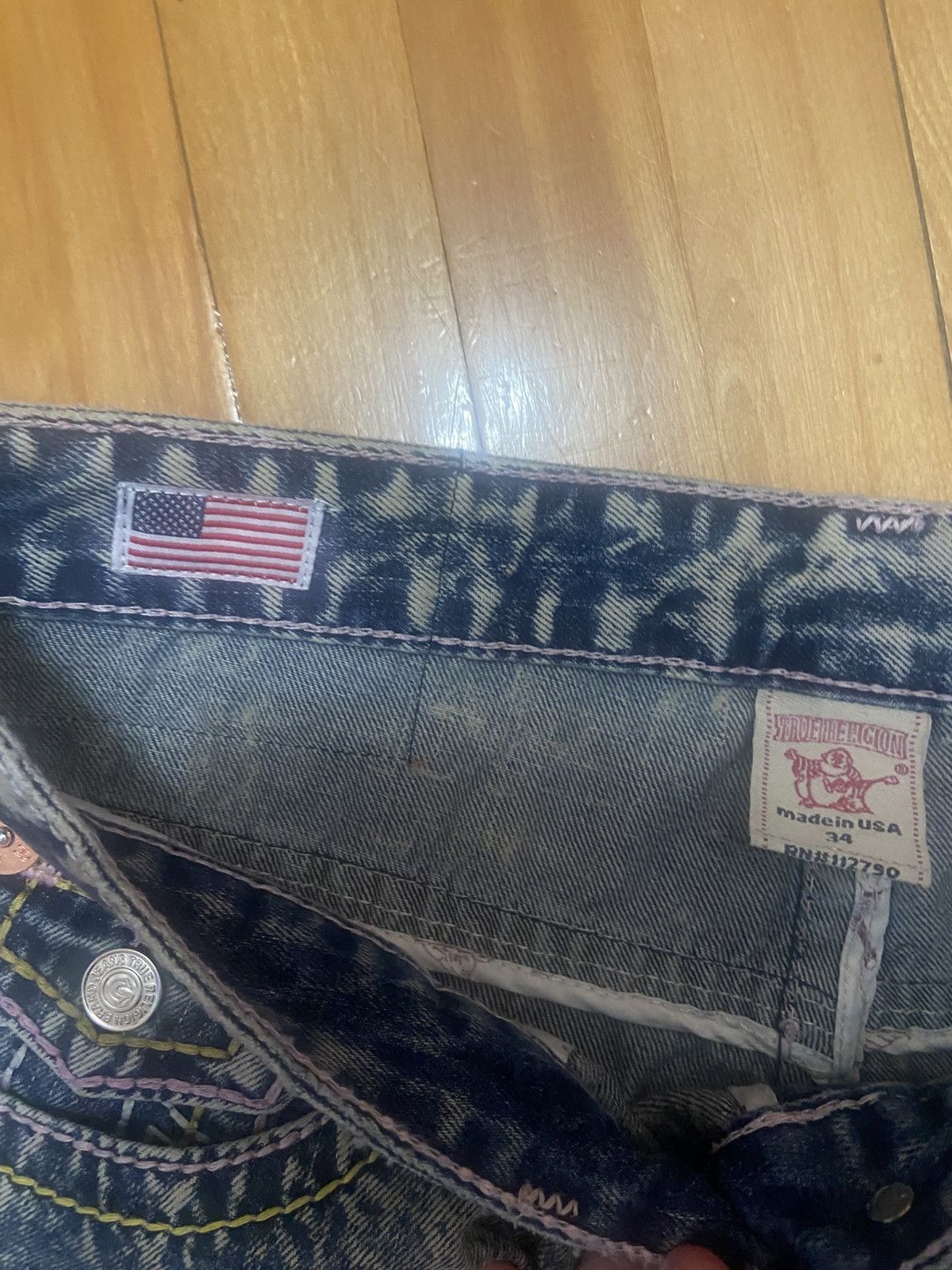 True Religion true religion ricky super t light blue Size US 34 / EU 50 - 3 Thumbnail