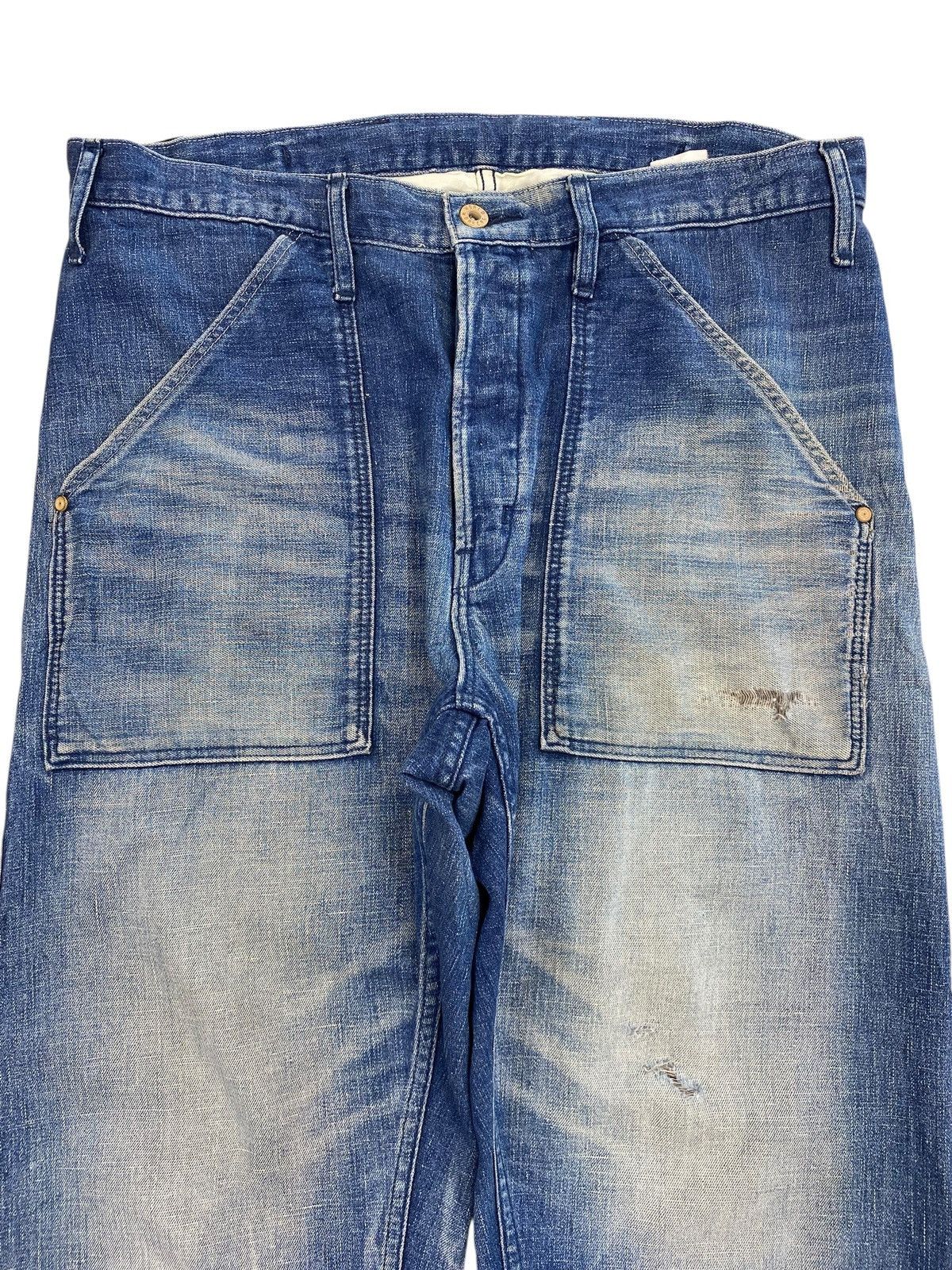 Big John Big John Brand Faded Blue Wash Style Loose Jeans Size US 34 / EU 50 - 2 Thumbnail