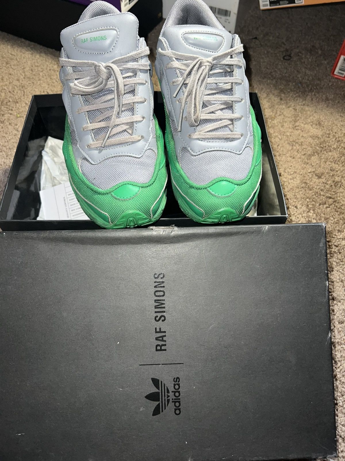 Adidas × Raf Simons RAF Simon’s adidas Ozweego Size US 9 / EU 42 - 1 Thumbnail
