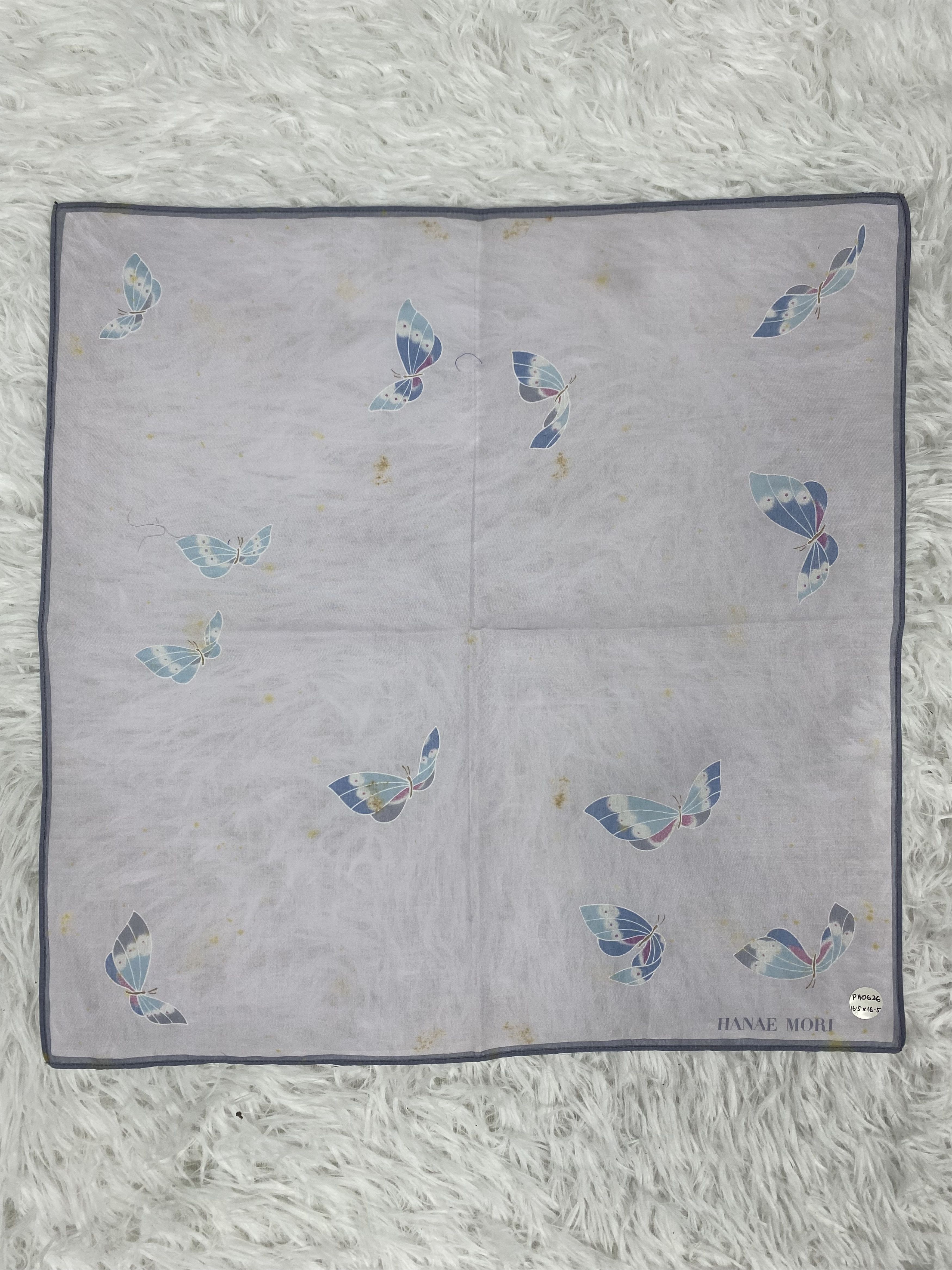 Hanae Mori × Vintage Vintage Hanae Mori Handkerchief Neckerchief PH0636 Size ONE SIZE - 3 Thumbnail