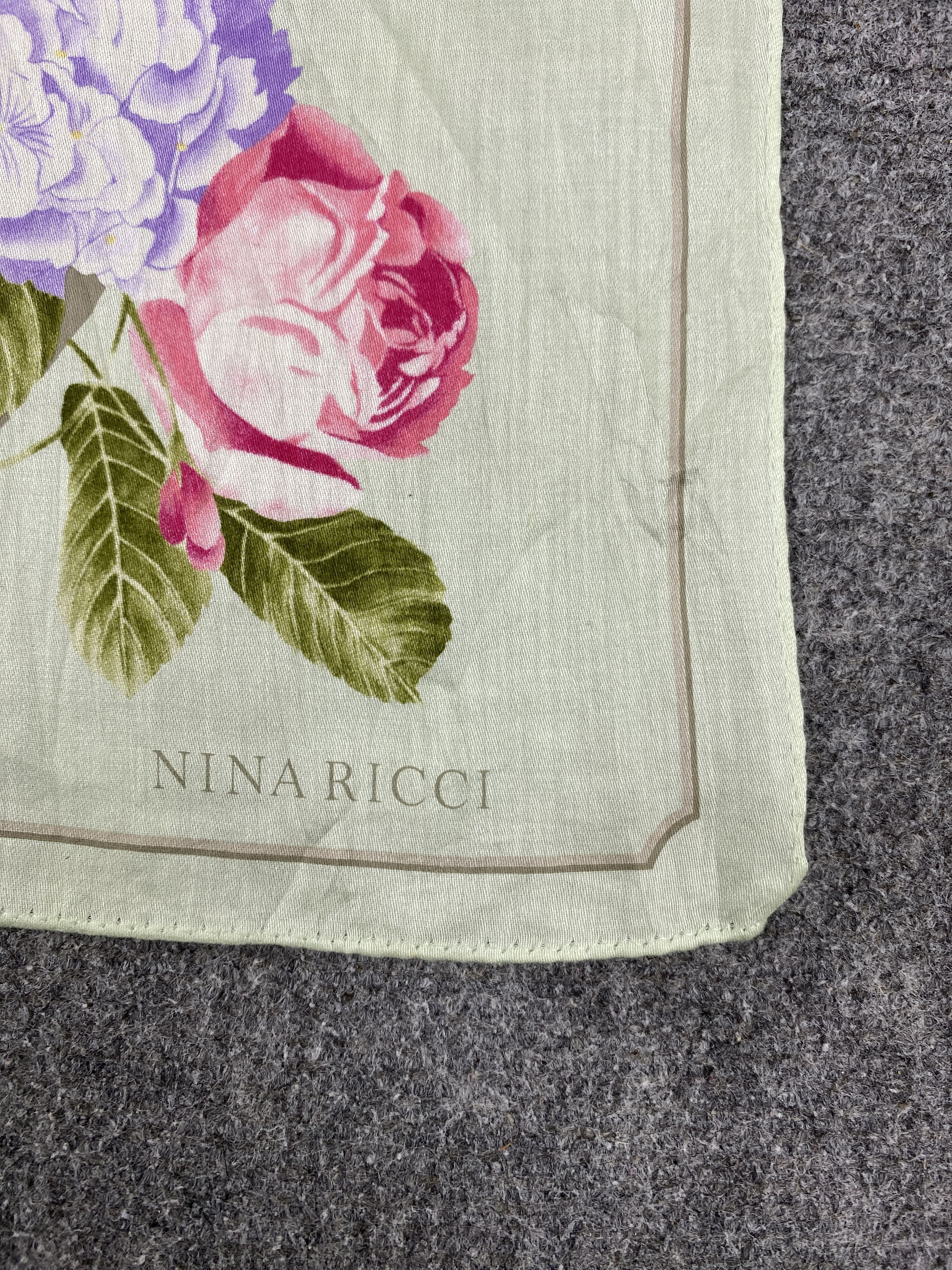 Japanese Brand Nina Ricci Handkerchief / Neckerchief / Bandana HKC0641 Size ONE SIZE - 5 Thumbnail